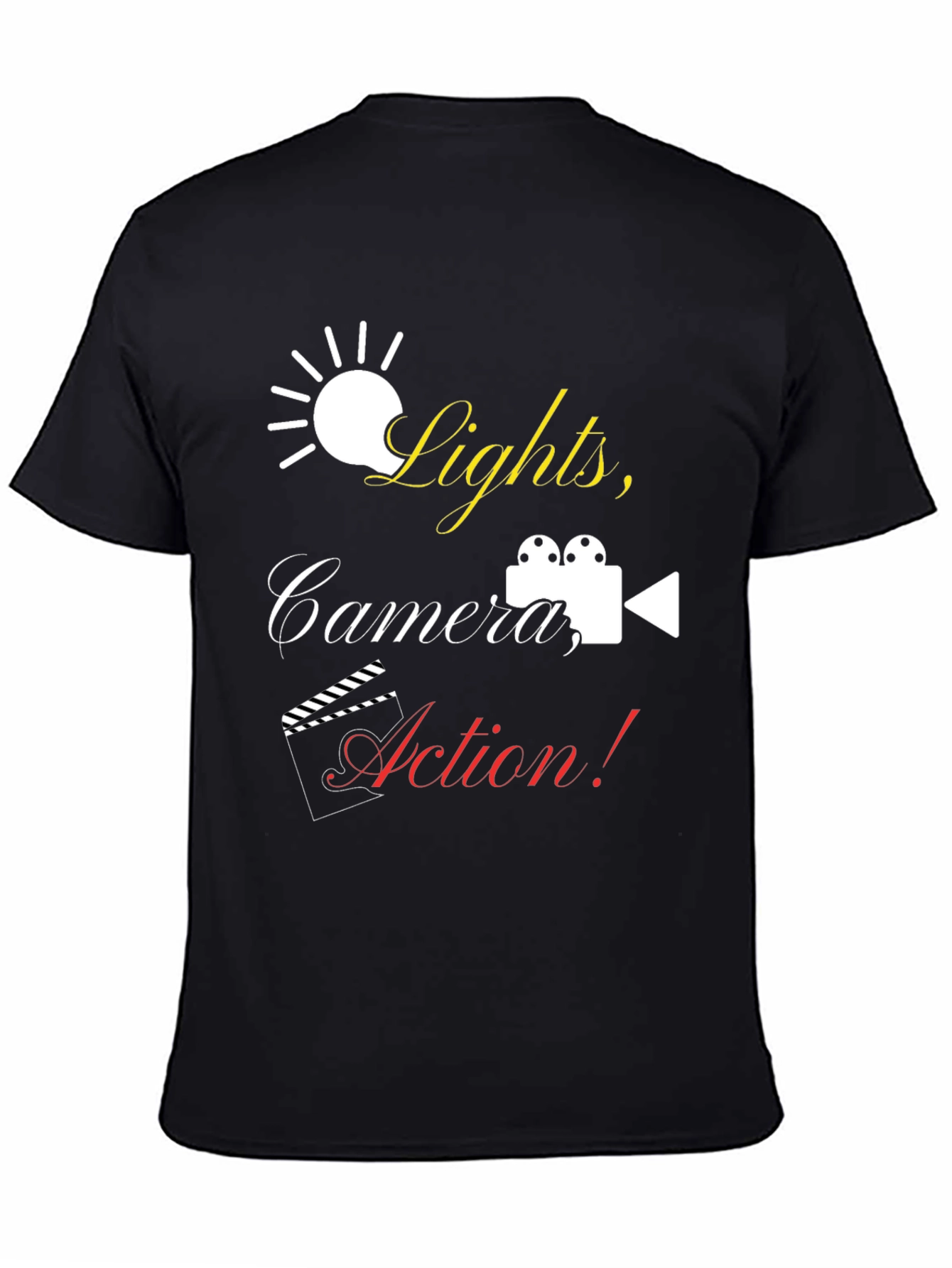 Lights Camera Action Graphic Tee