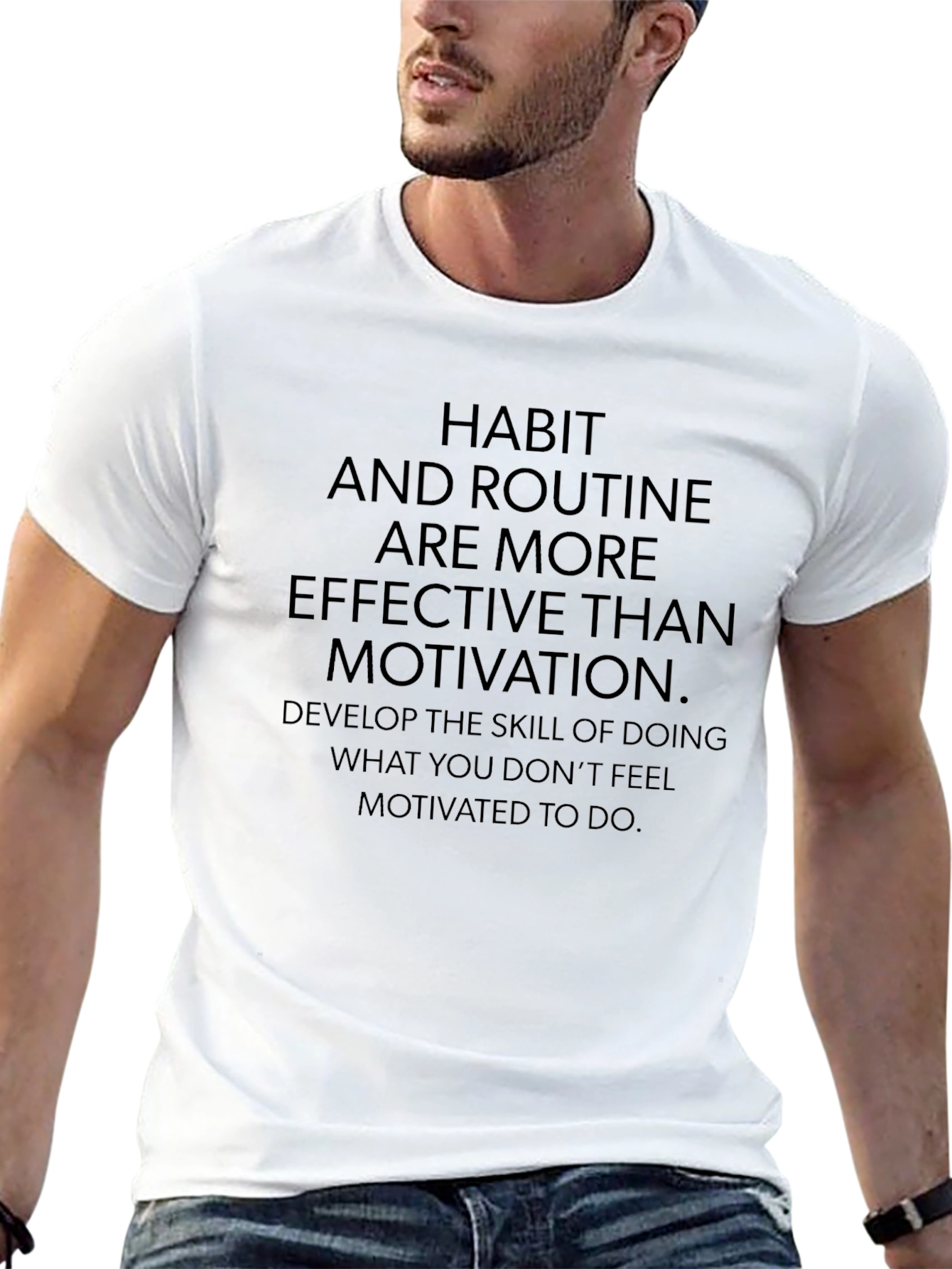 Habit & Routine Motivational T-Shirt