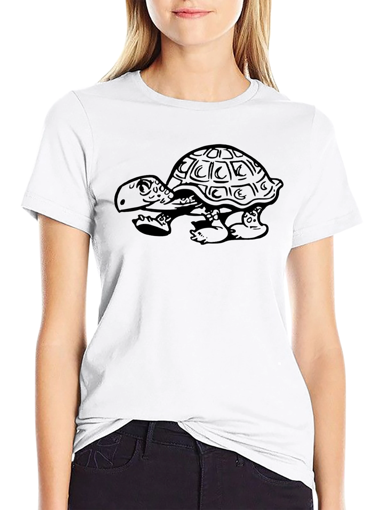 Black Turtle Graphic Tee - Unisex Soft Cotton T-Shirt