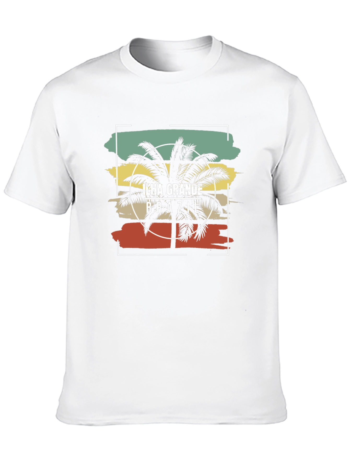 Ilha Grande Brazil Graphic Tee - Black Cotton T-Shirt