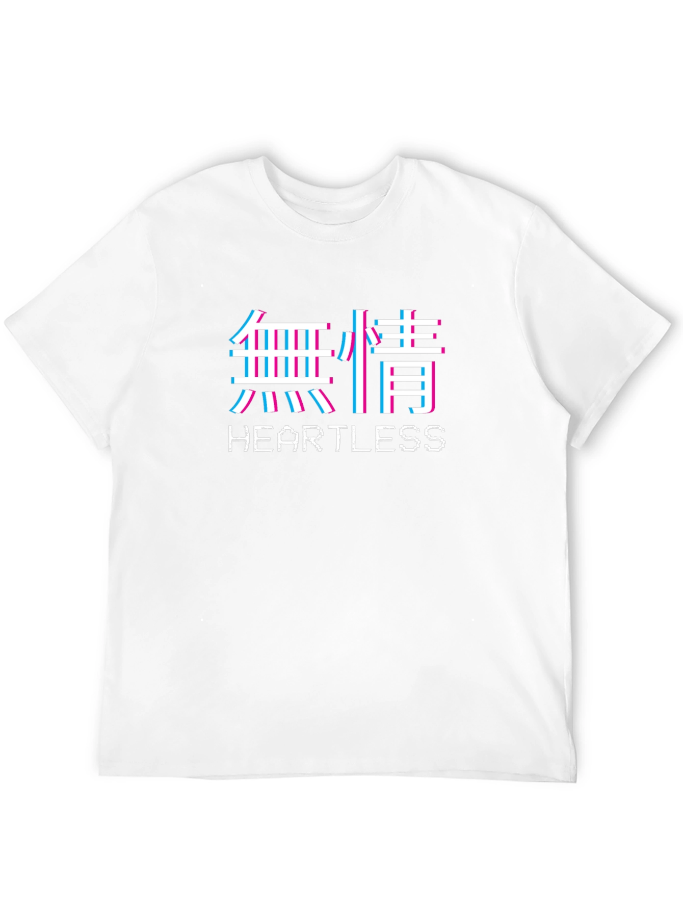Heartless Text Graphic Tee - Black