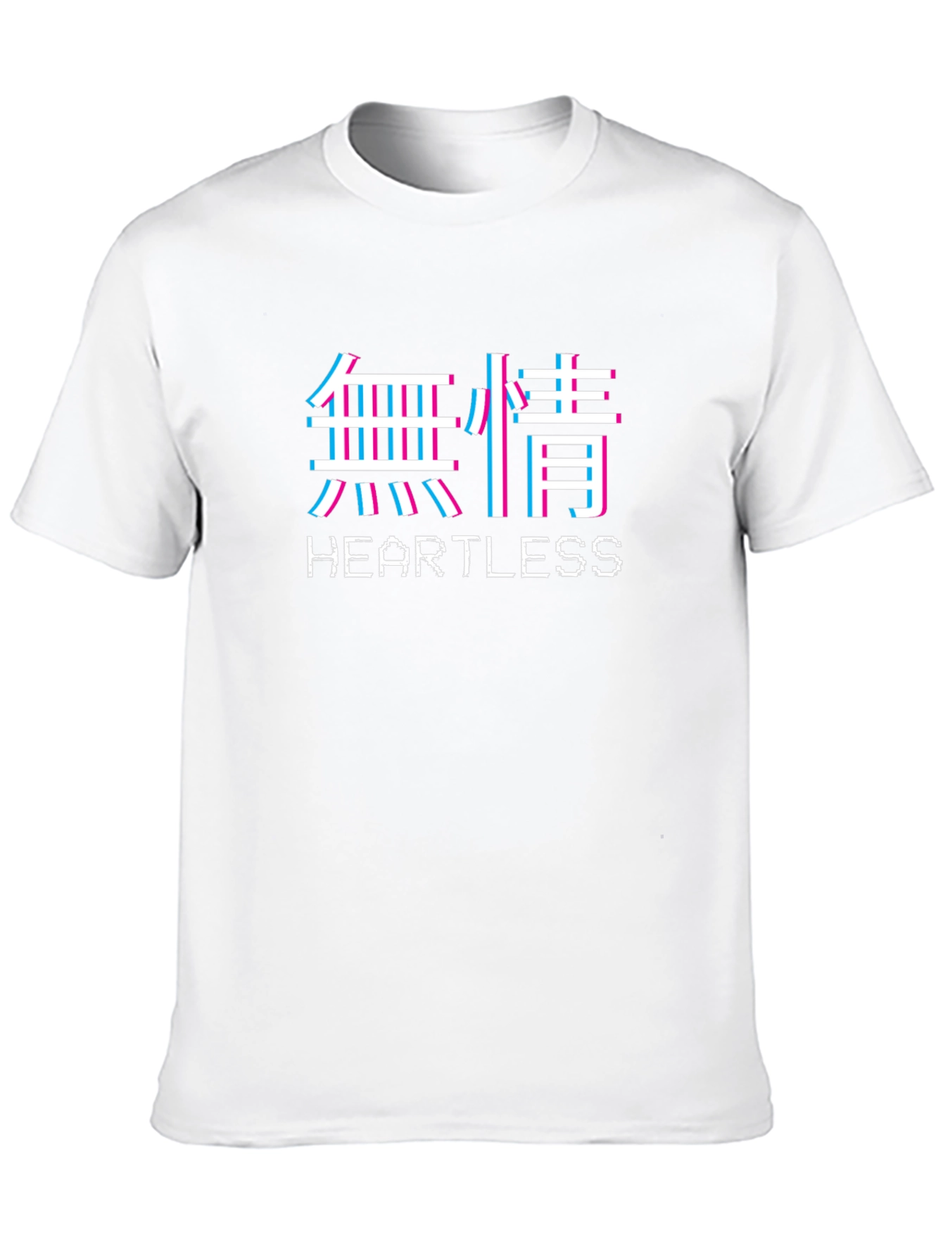 Heartless Text Graphic Tee - Black