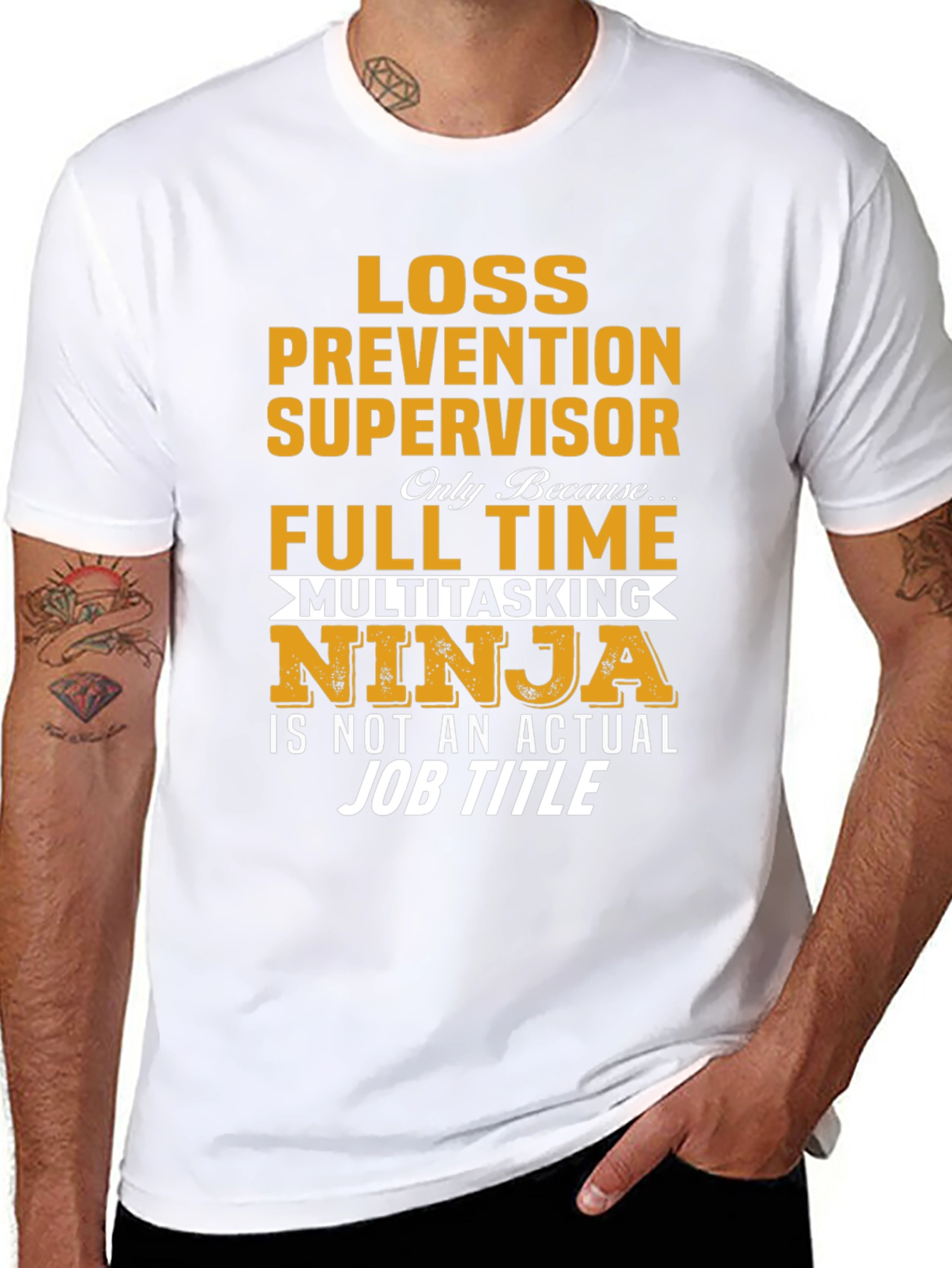 Loss Prevention Supervisor Full Time Ninja T-Shirt