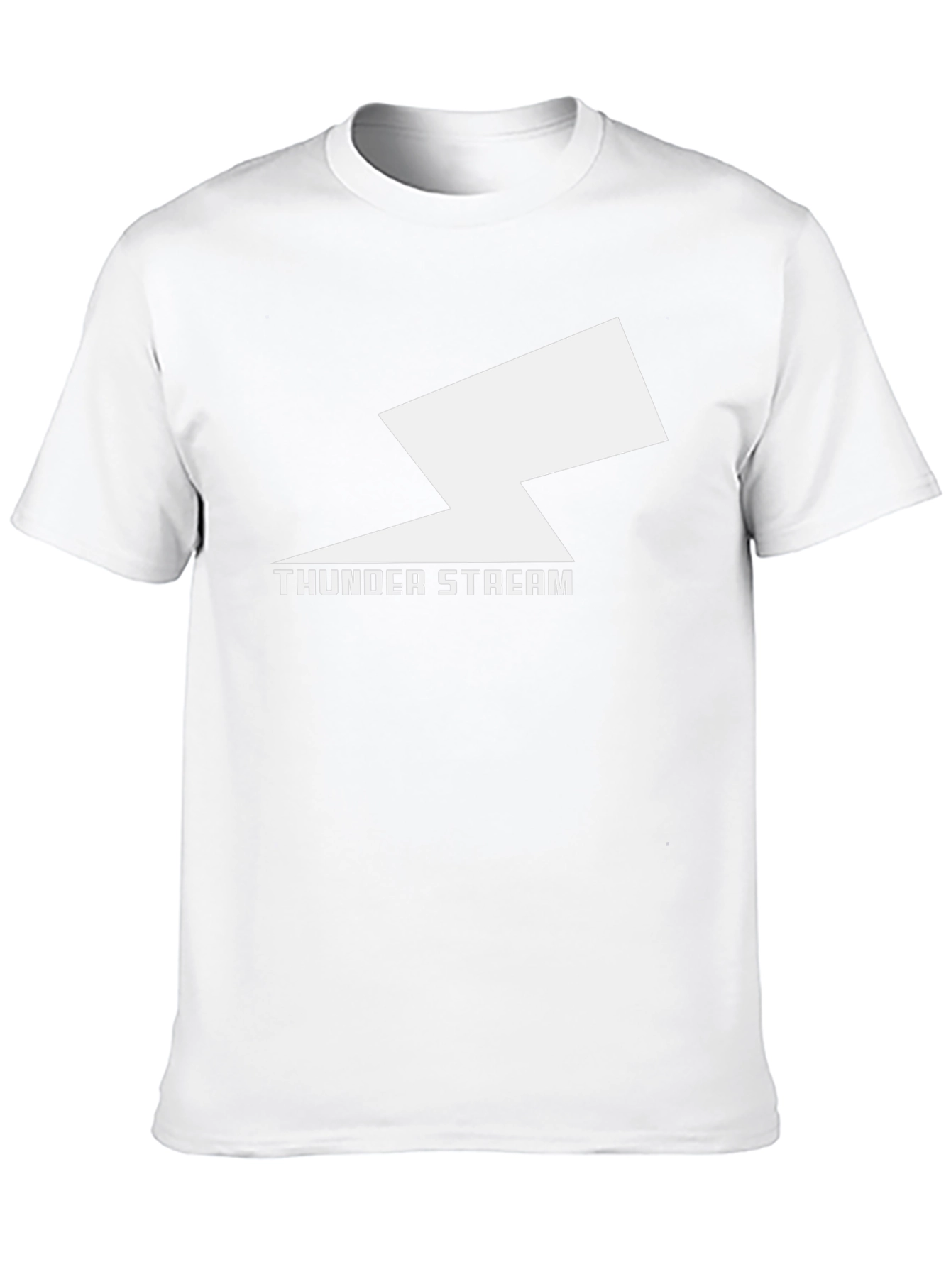 Thunder Stream Graphic Tee - Stylish Black Cotton T-Shirt