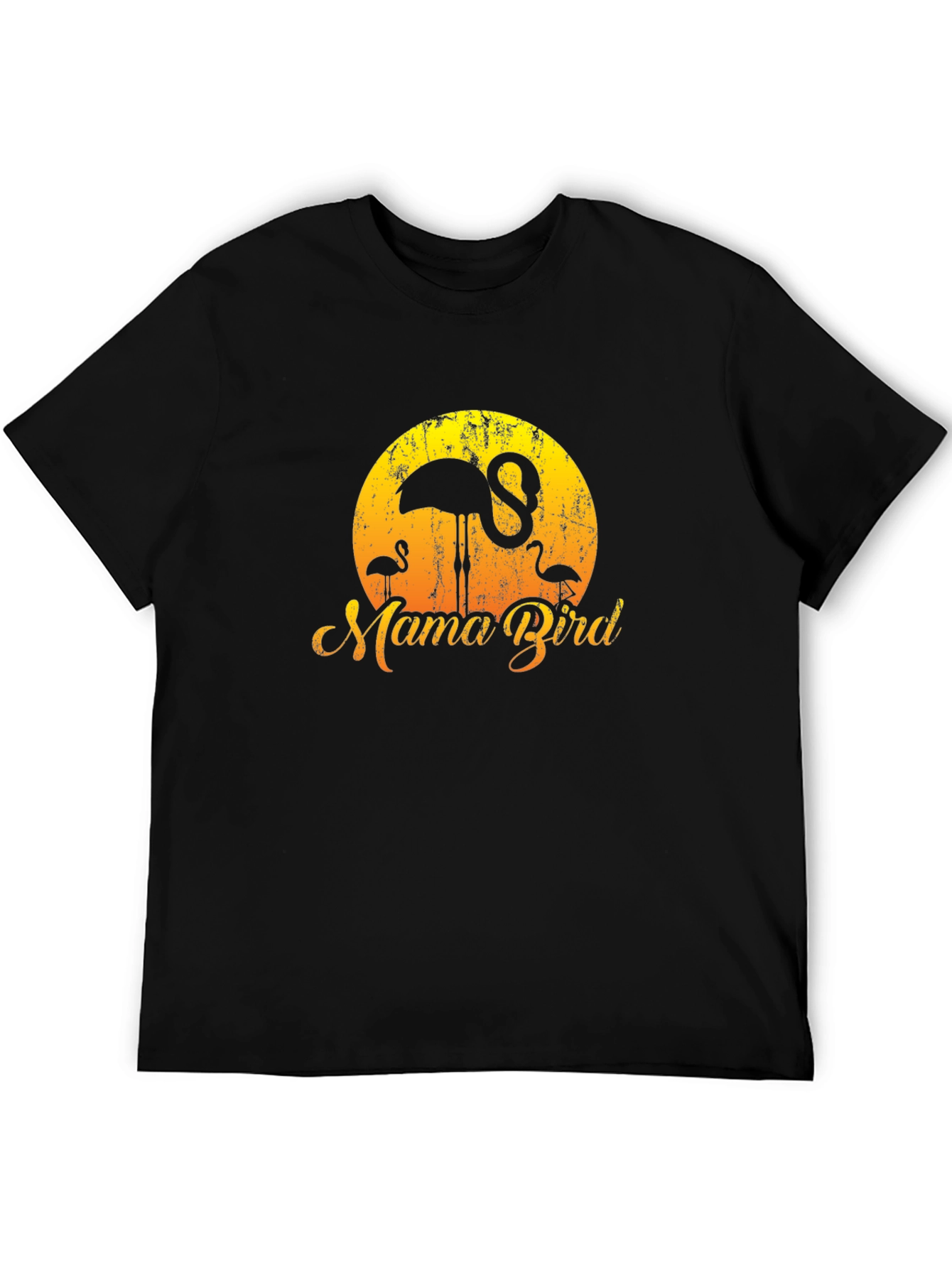 Mama Bird Flamingo Sunset Tee