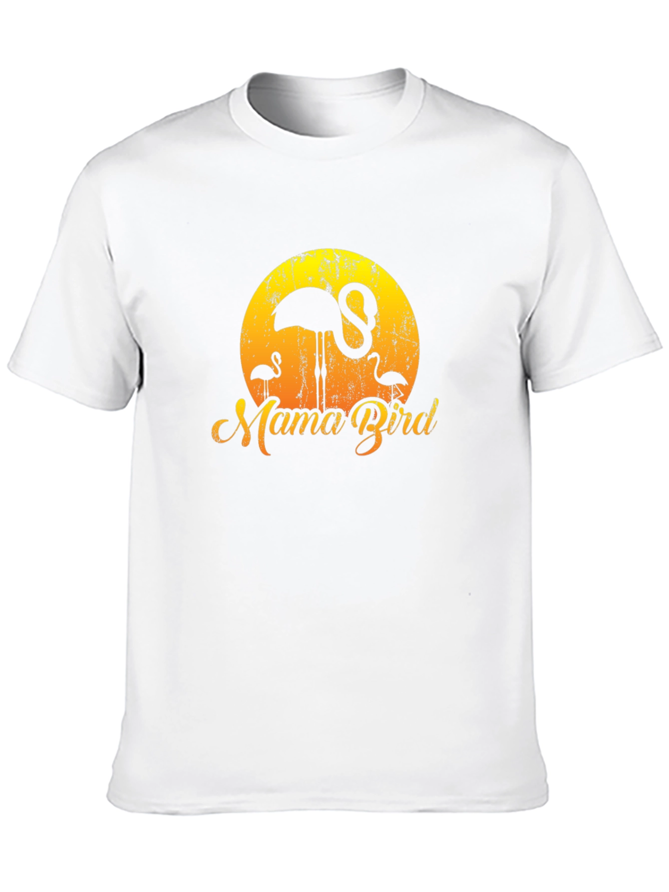 Mama Bird Flamingo Sunset Tee
