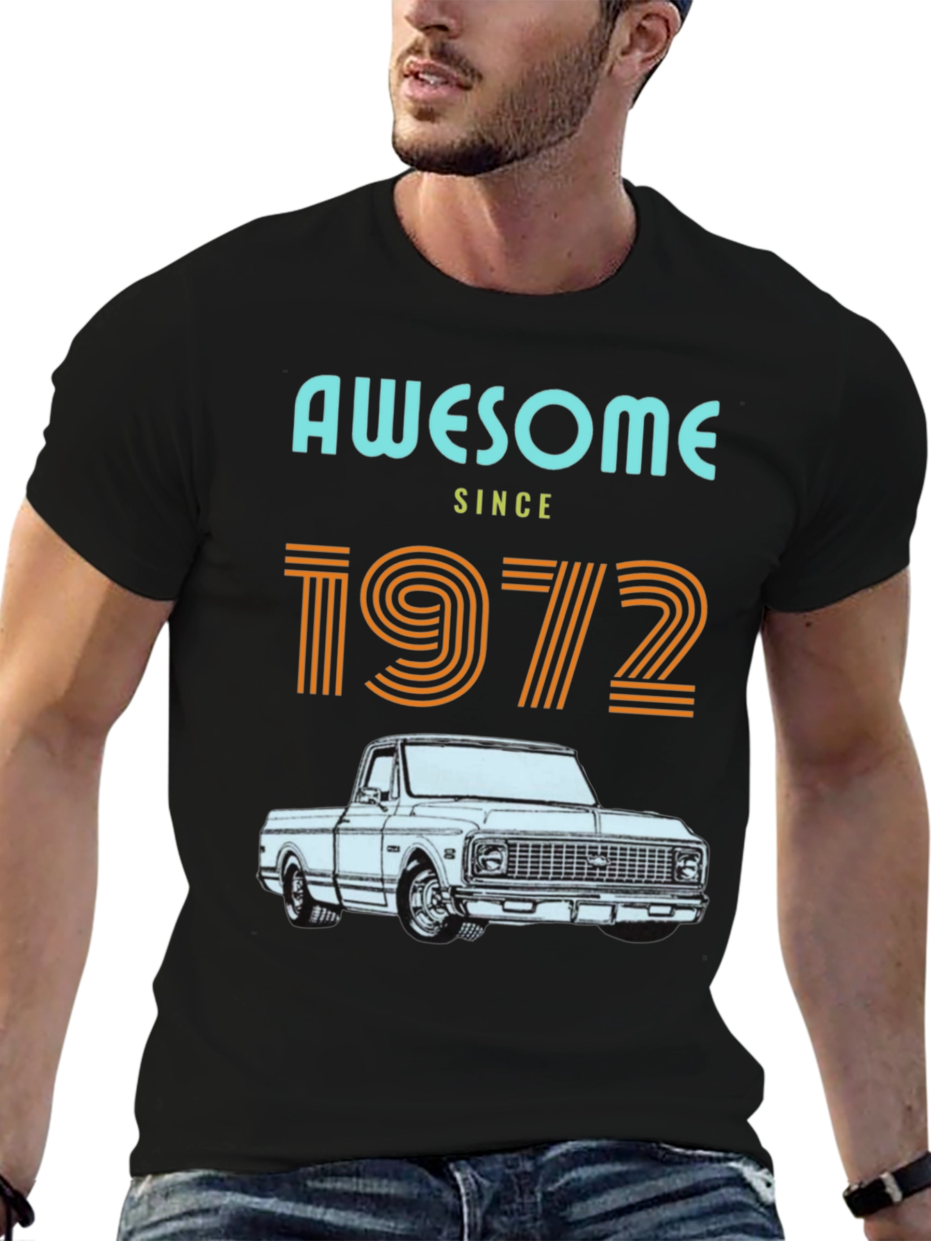 Awesome Since 1972 Truck T-Shirt
