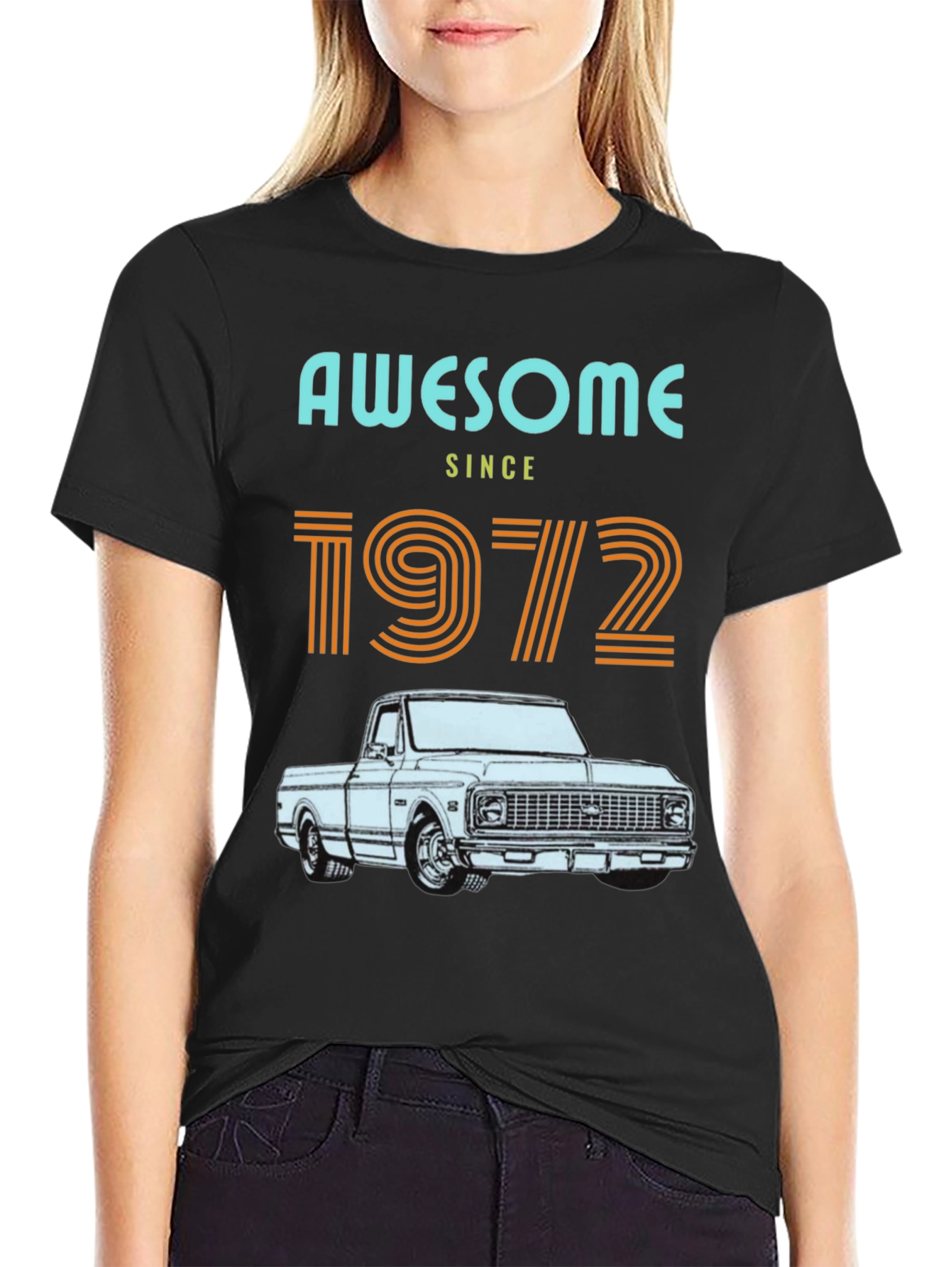 Awesome Since 1972 Truck T-Shirt