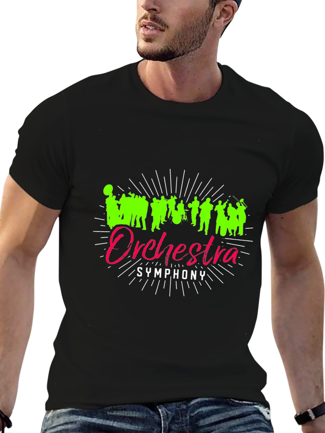 Orchestra Symphony Graphic Tee - Music Lover Shirt