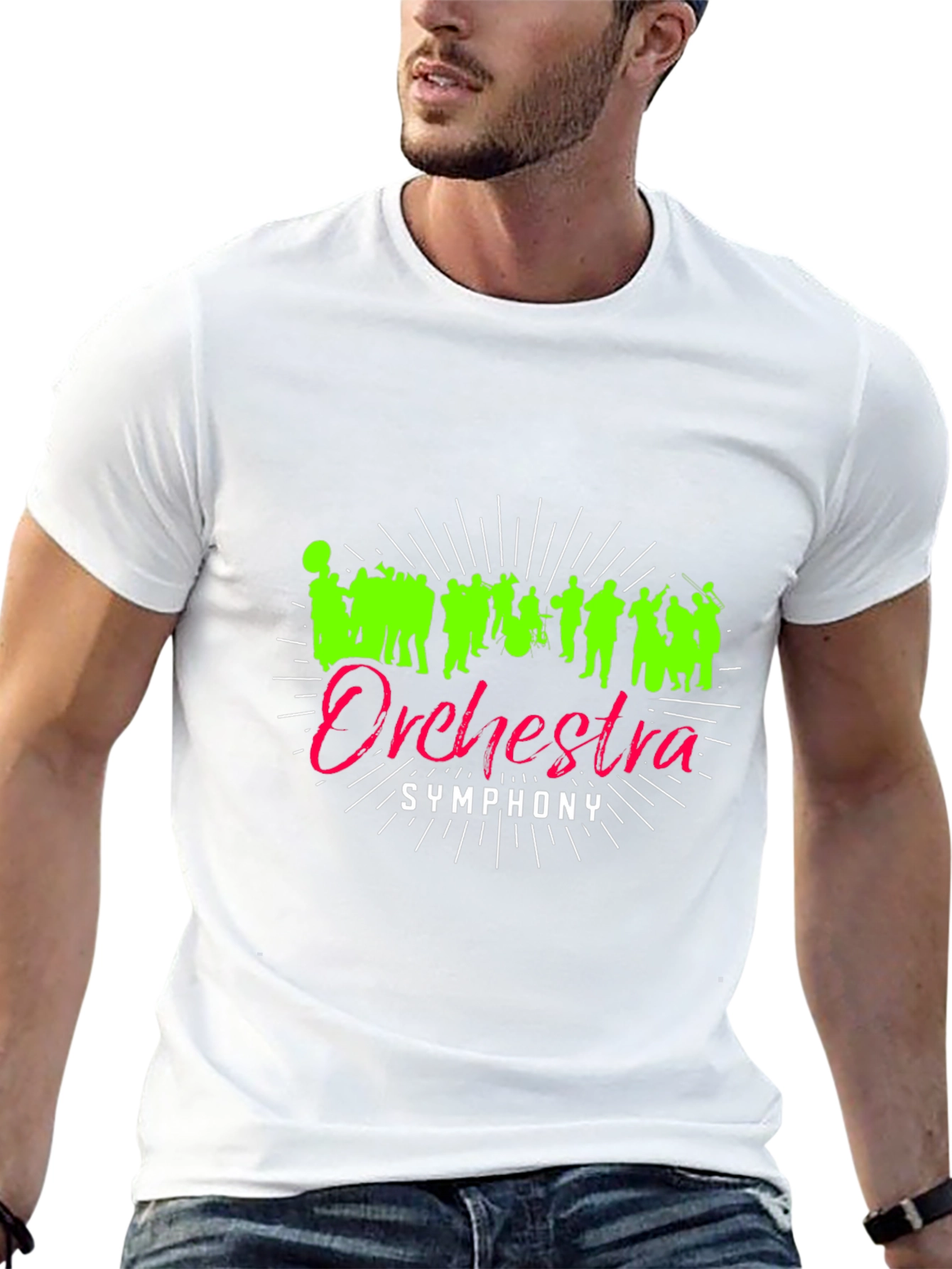 Orchestra Symphony Graphic Tee - Music Lover Shirt
