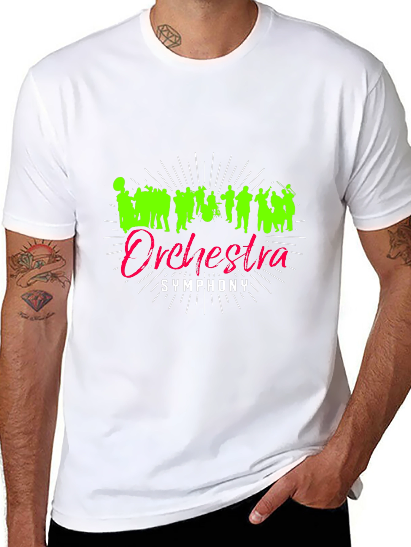 Orchestra Symphony Graphic Tee - Music Lover Shirt