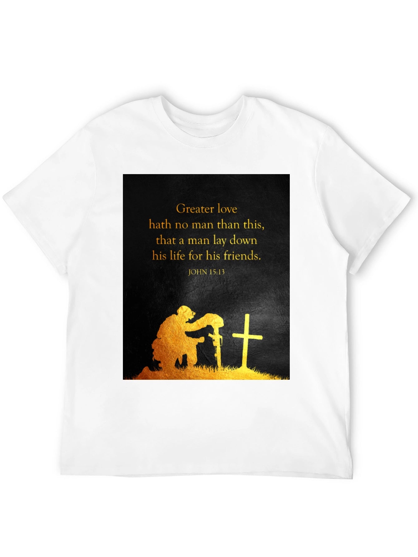 Greater Love Soldier Graphic T-Shirt