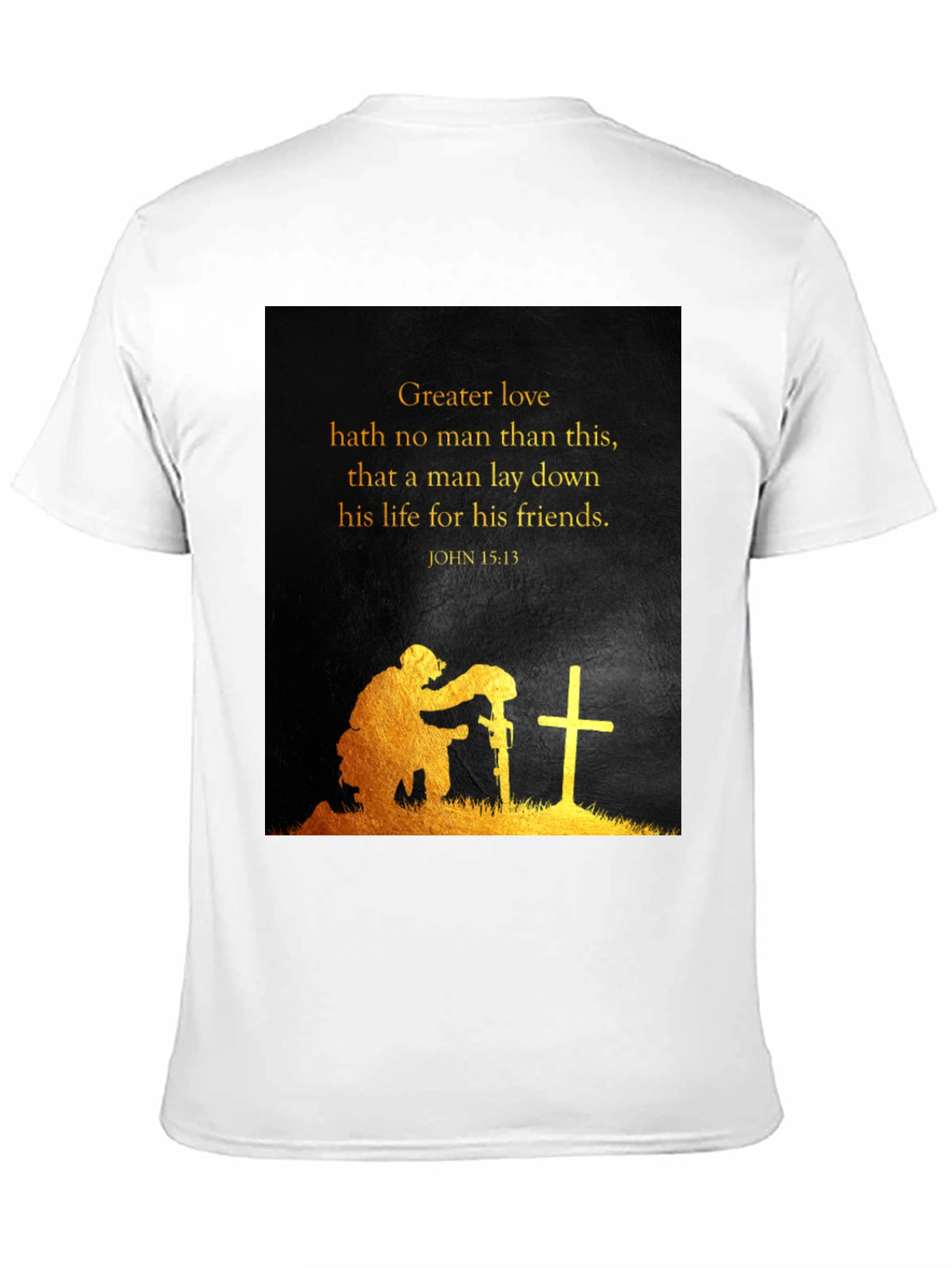 Greater Love Soldier Graphic T-Shirt