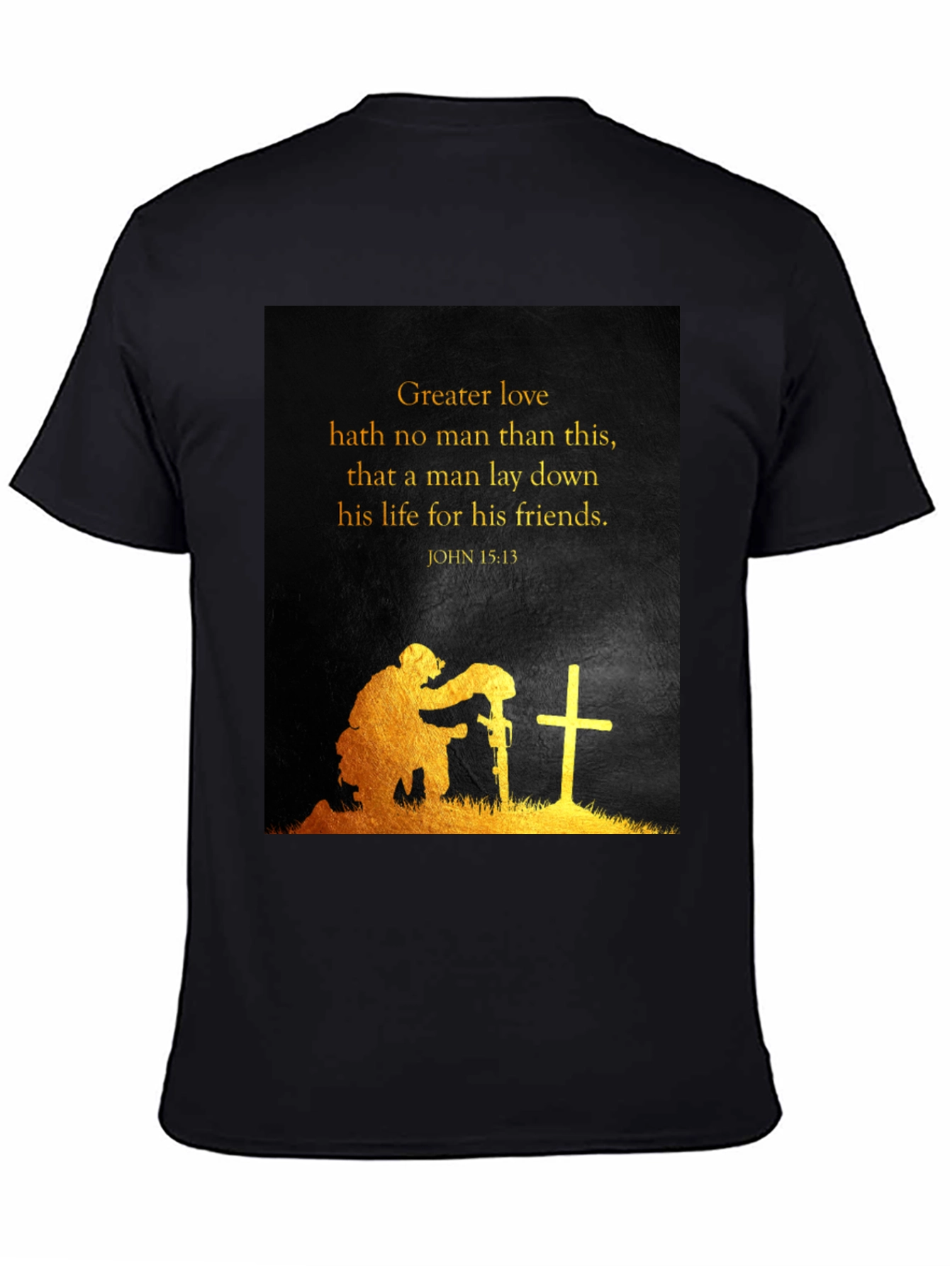 Greater Love Soldier Graphic T-Shirt