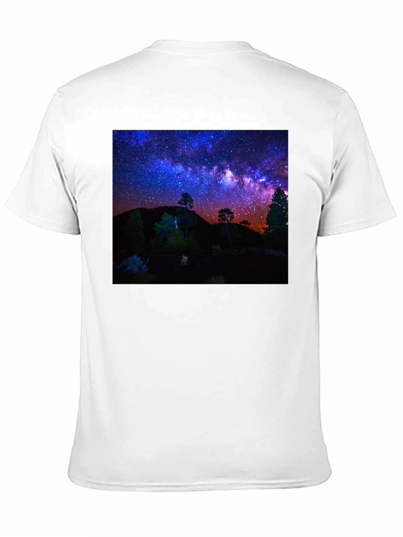 Night Sky Graphic Tee - Mens Black T-Shirt