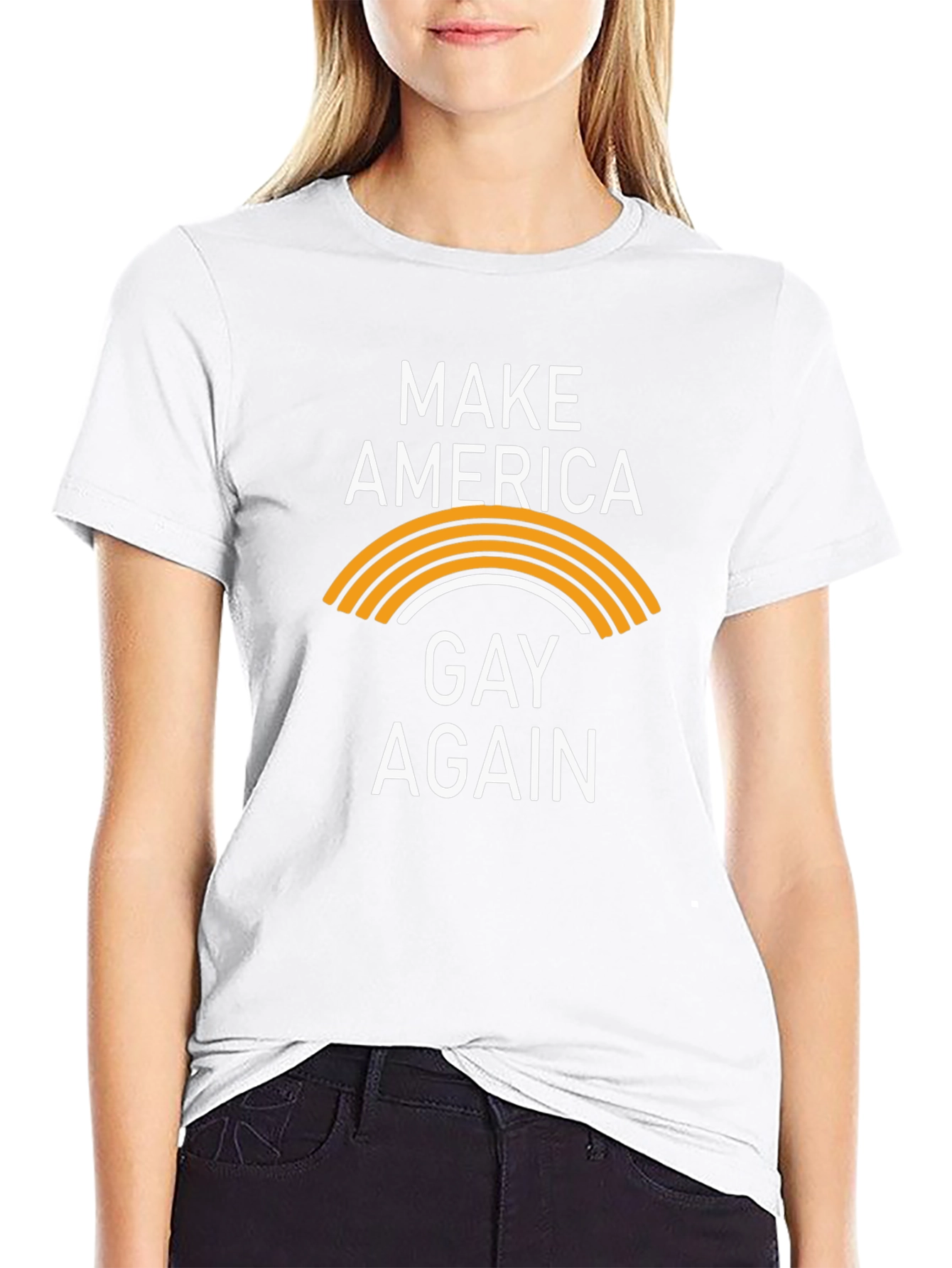 Make America Gay Again T-Shirt - Rainbow Pride