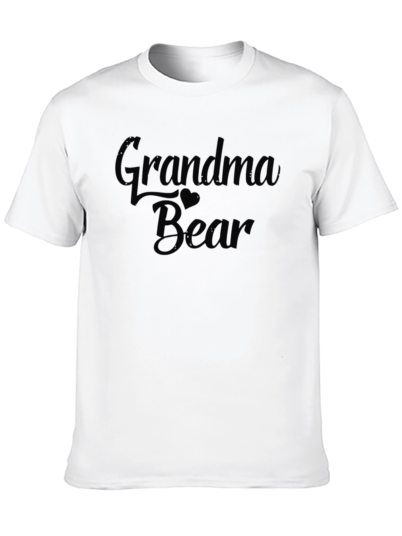 Grandma Bear Black T-Shirt - Gift for Grandmother