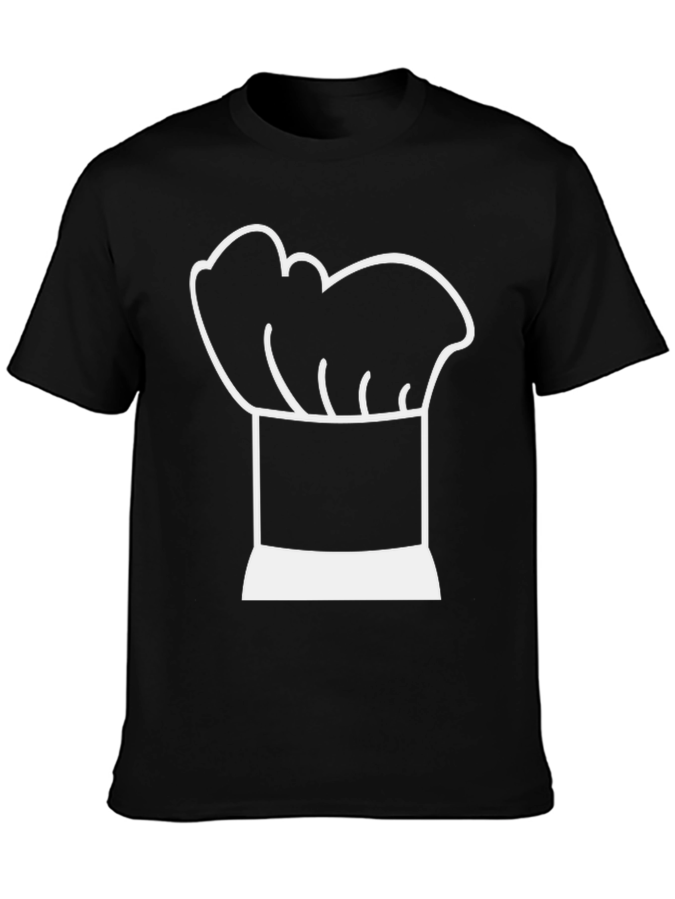 Chef Hat Graphic T-Shirt - Culinary Style