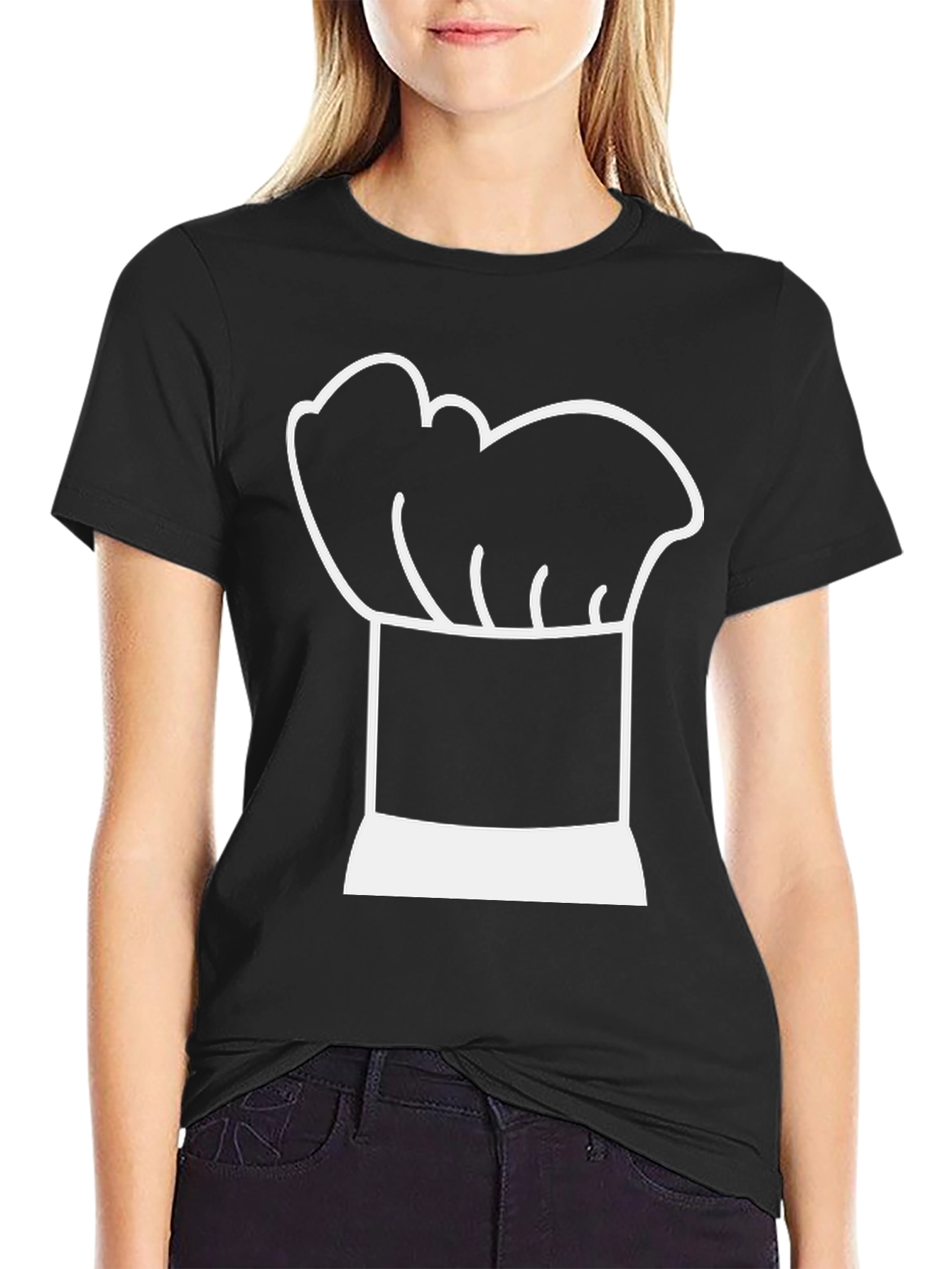 Chef Hat Graphic T-Shirt - Culinary Style