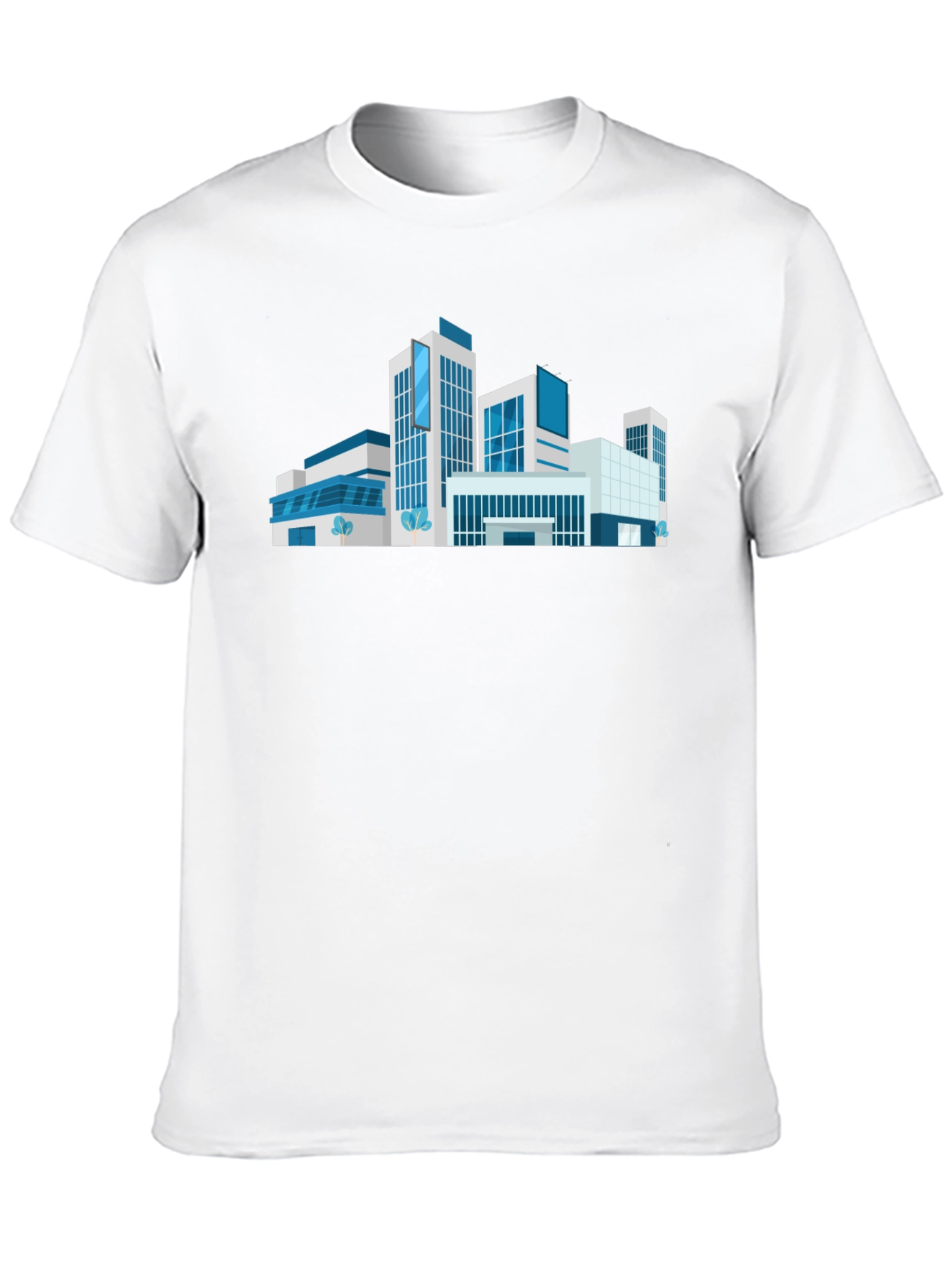 Modern Architecture T-Shirt - Black Urban Style Tee