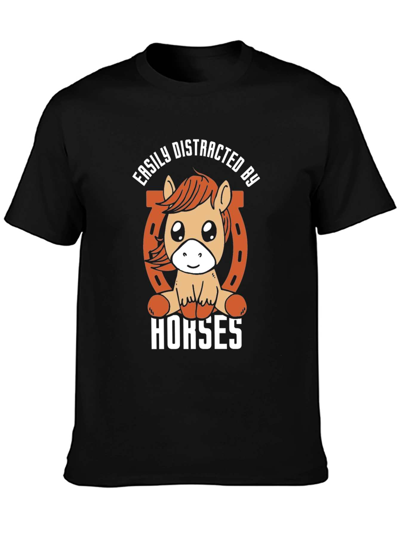 Easily Distracted by Horses Graphic Tee