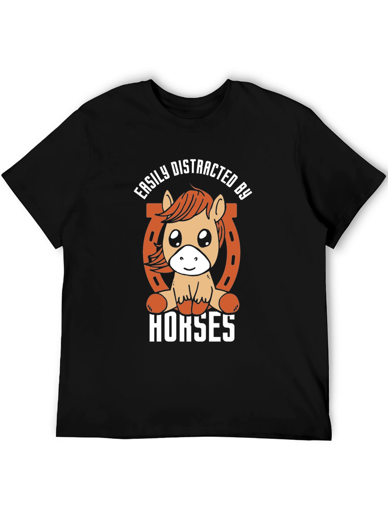 Easily Distracted by Horses Graphic Tee