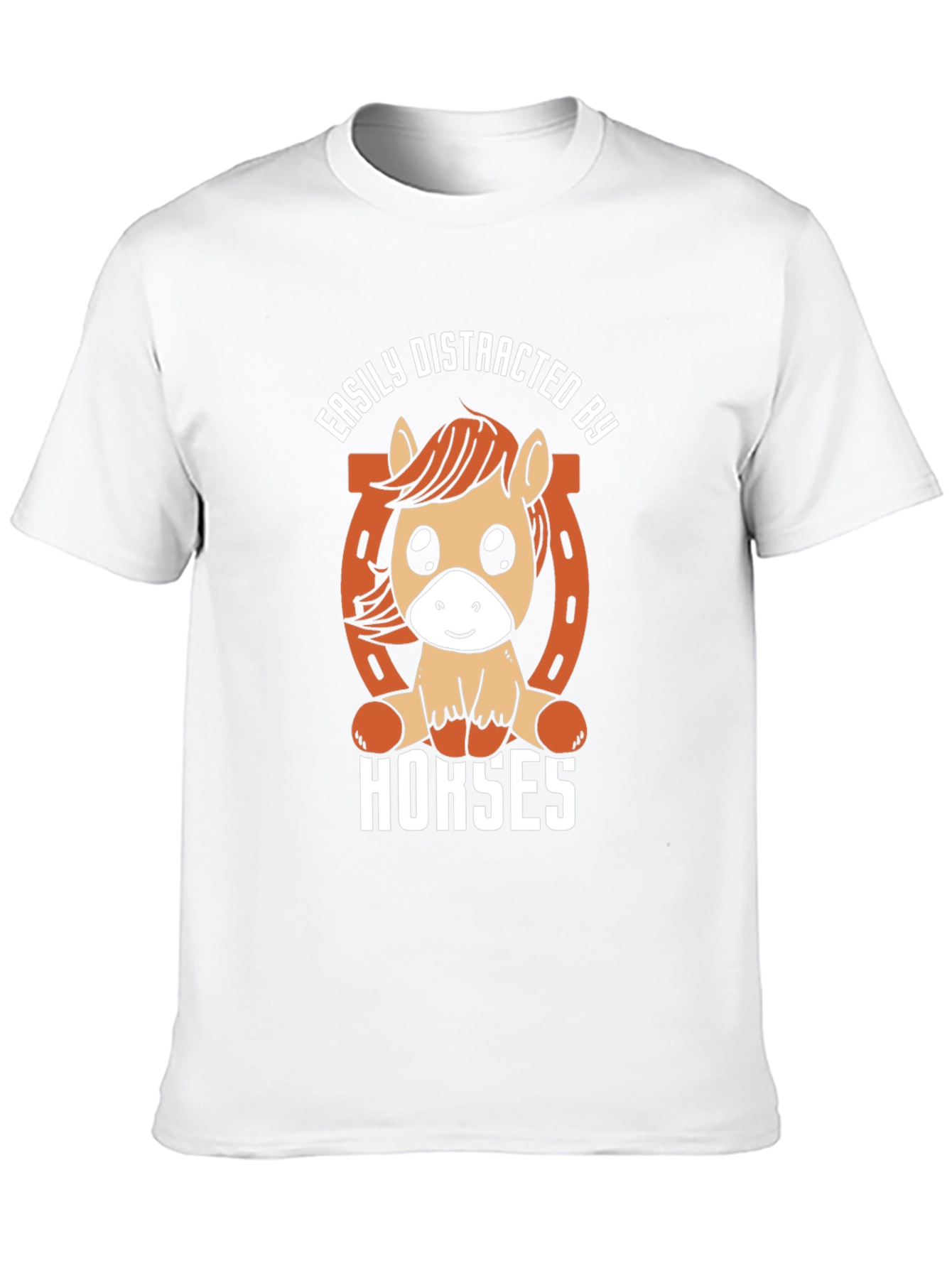 Easily Distracted by Horses Graphic Tee