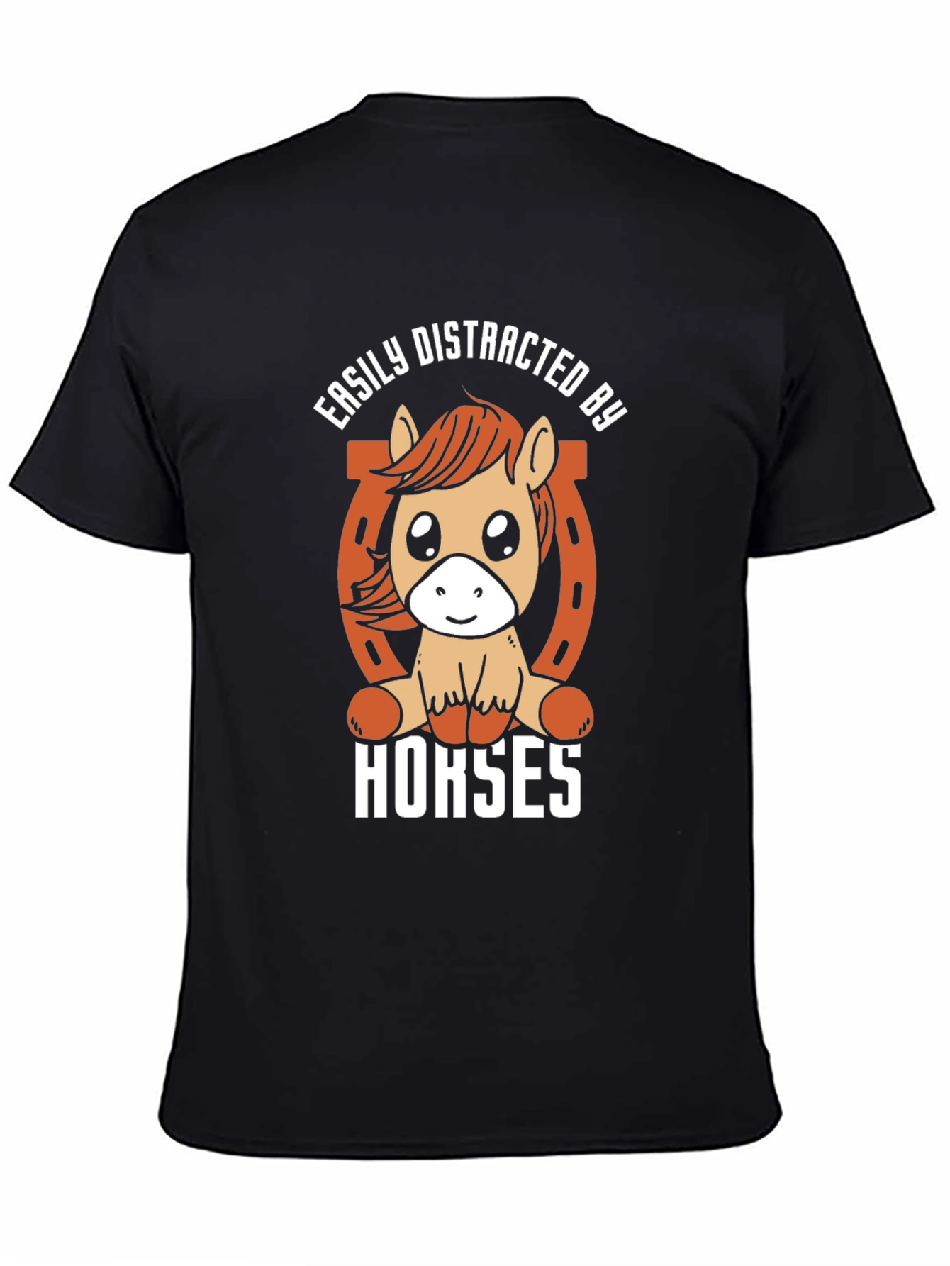 Easily Distracted by Horses Graphic Tee