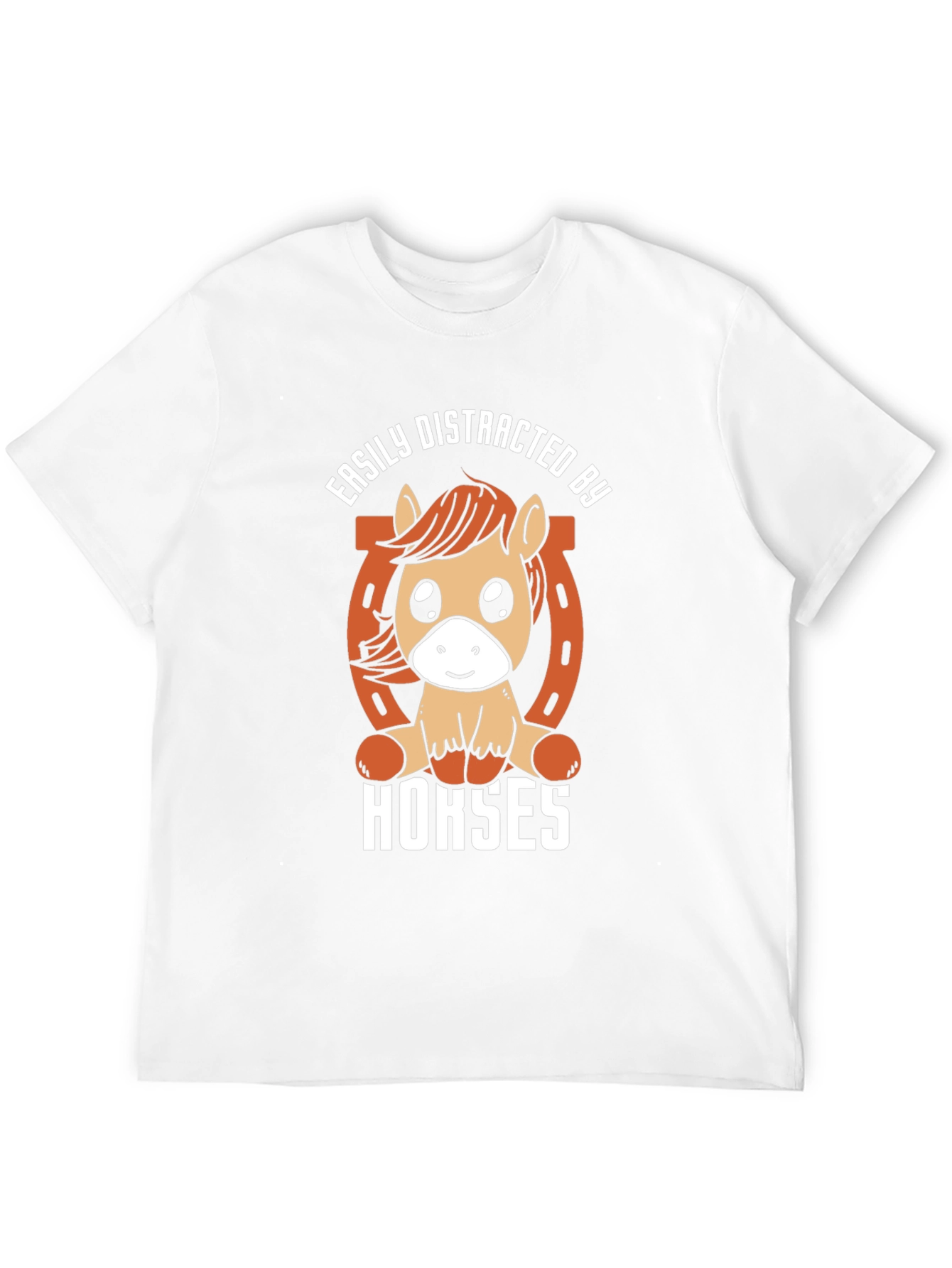 Easily Distracted by Horses Graphic Tee