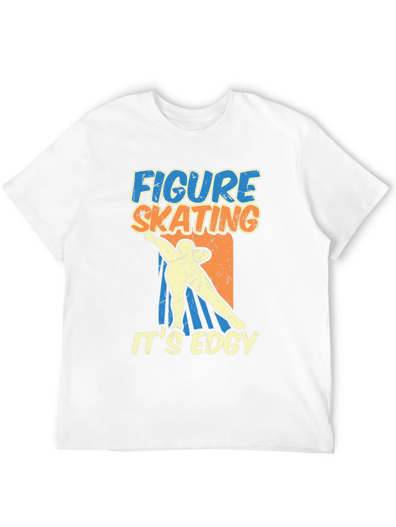 Figure Skating Edgy Graphic T-Shirt