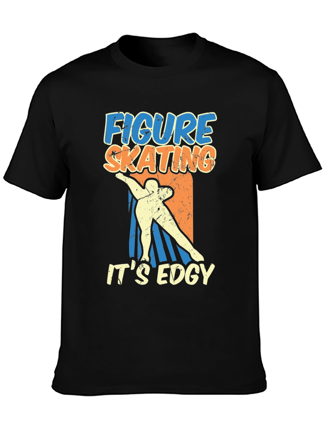 Figure Skating Edgy Graphic T-Shirt