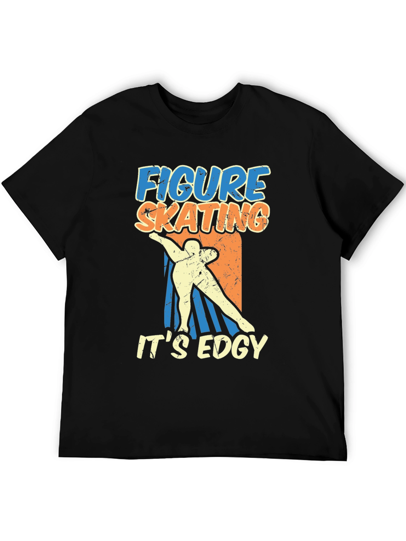 Figure Skating Edgy Graphic T-Shirt