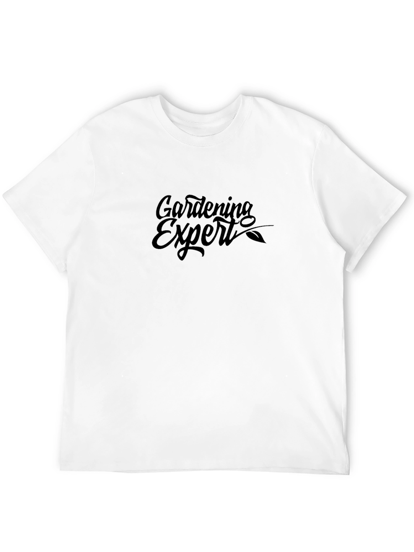Gardening Expert Black T-Shirt