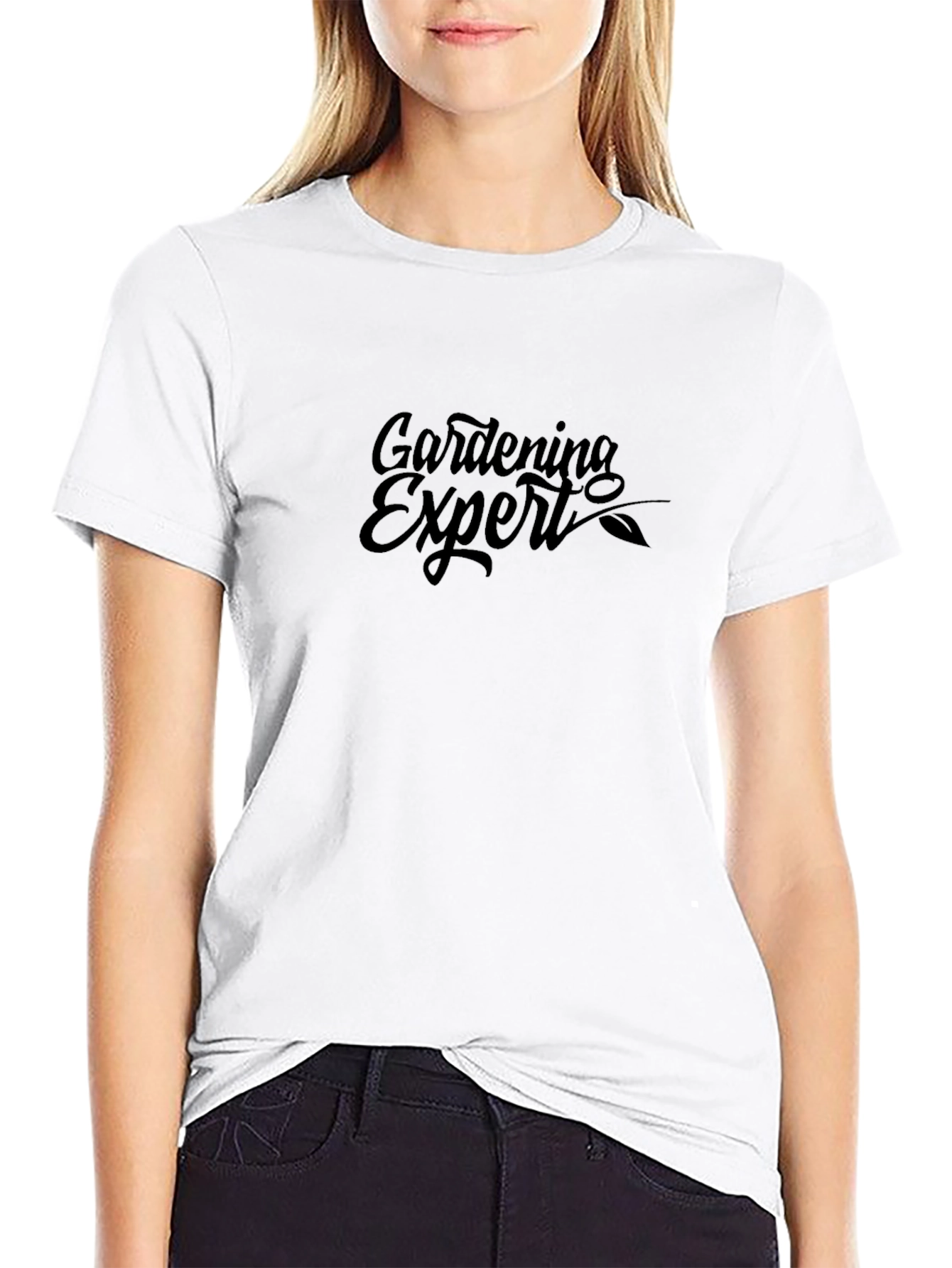 Gardening Expert Black T-Shirt