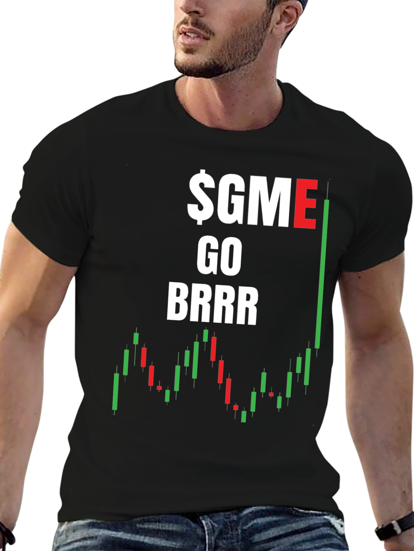 GME Go Brrr Stock Market Meme T-Shirt