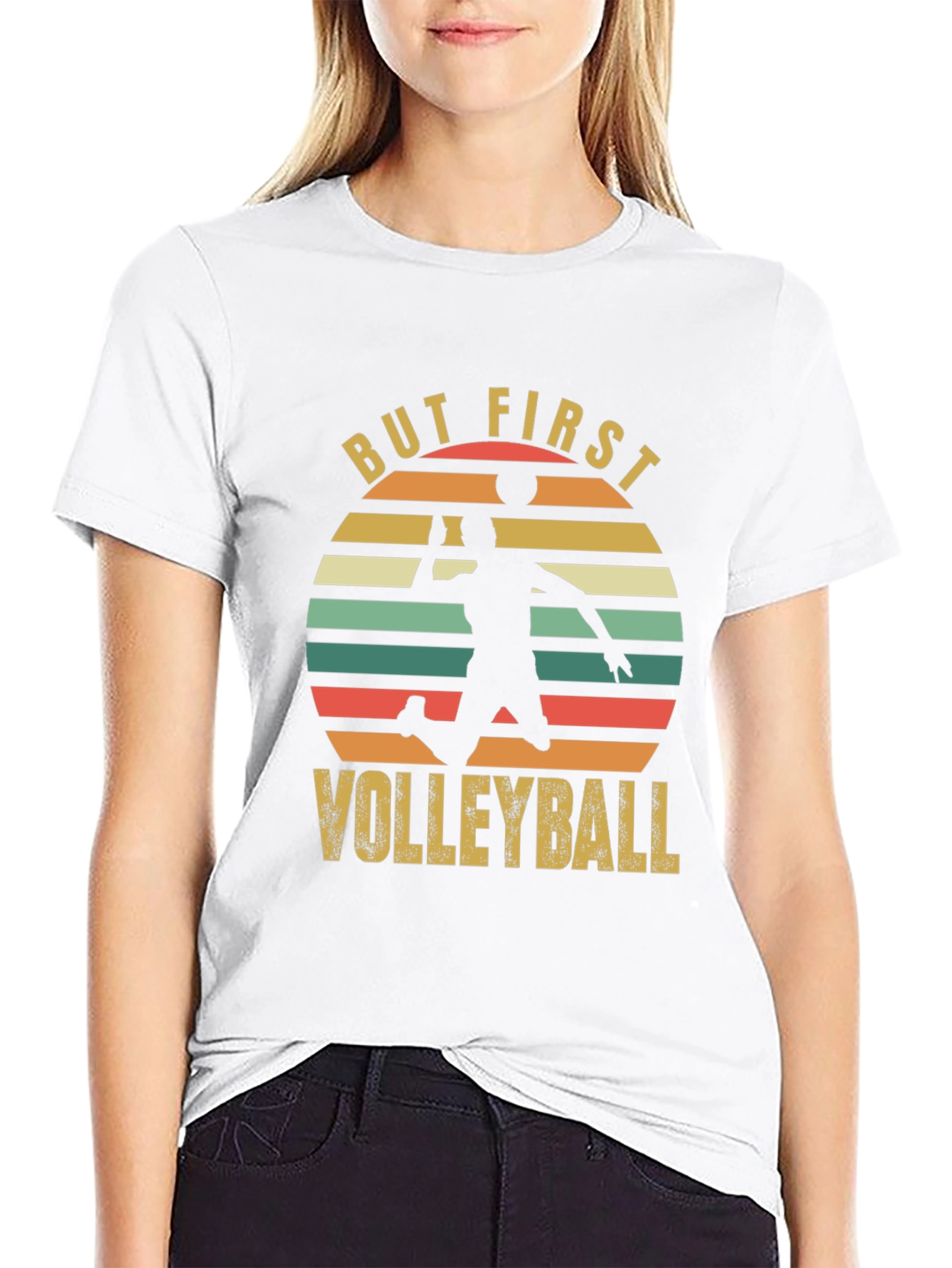 But First Volleyball Graphic Tee