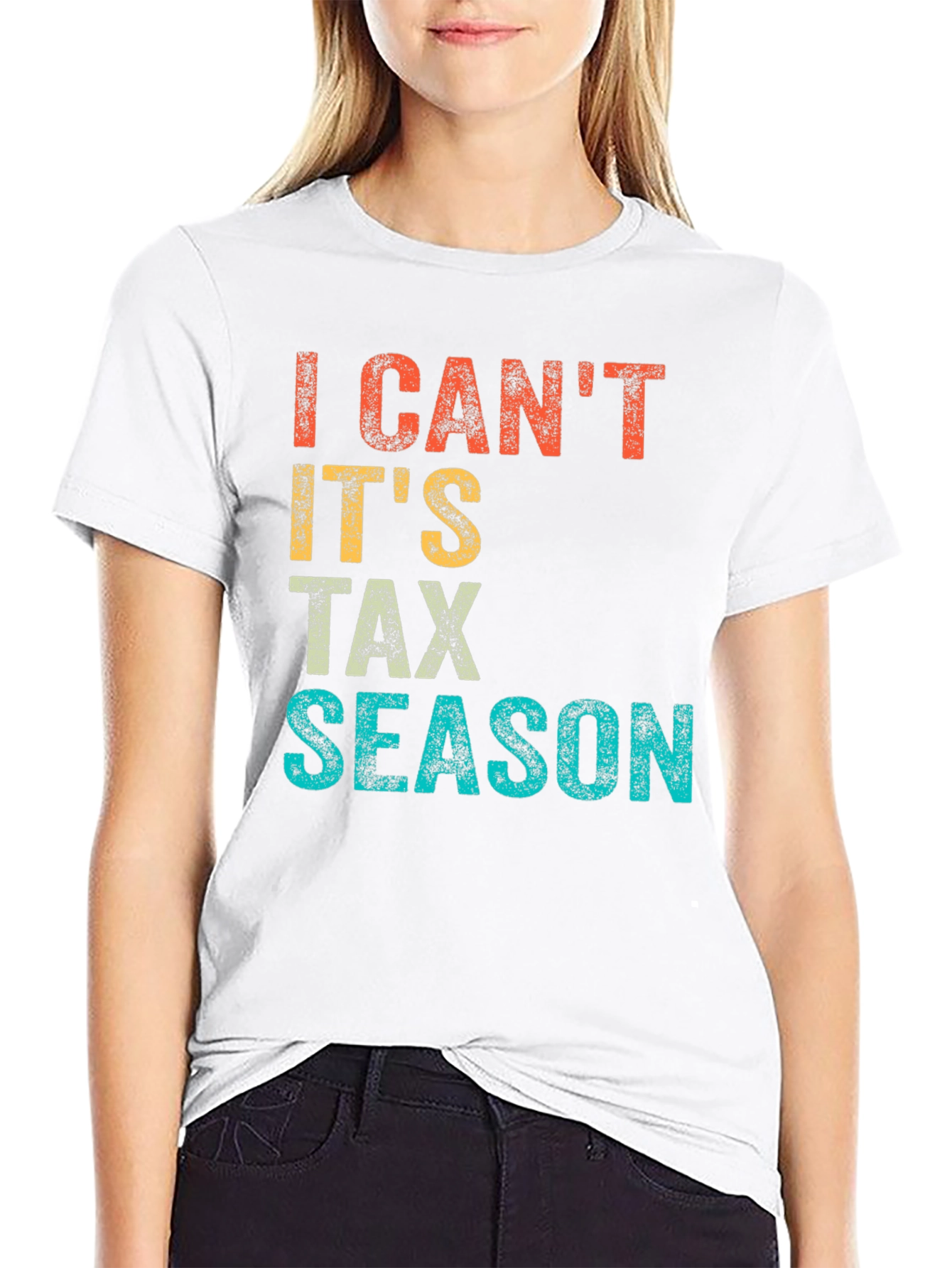I Cant Its Tax Season Graphic Tee