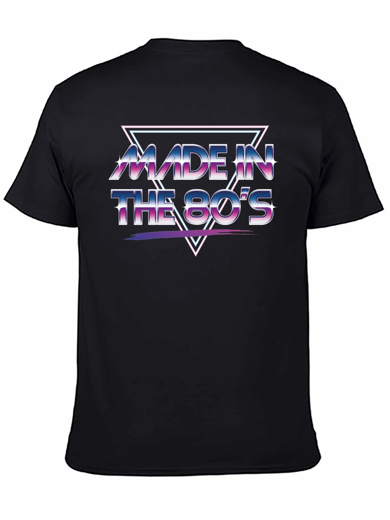 Retro 80s Made In The 80s Black T-Shirt