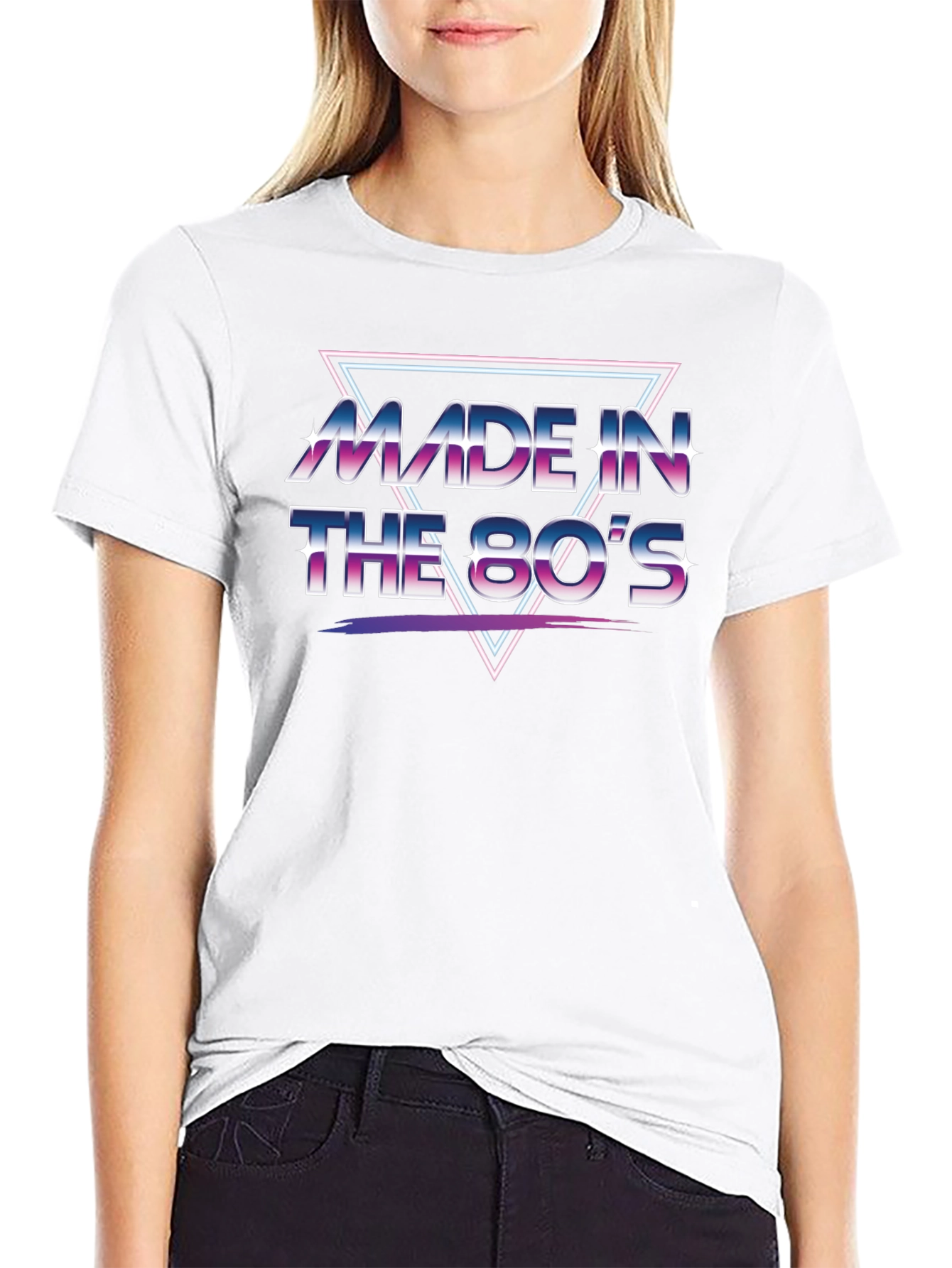 Retro 80s Made In The 80s Black T-Shirt