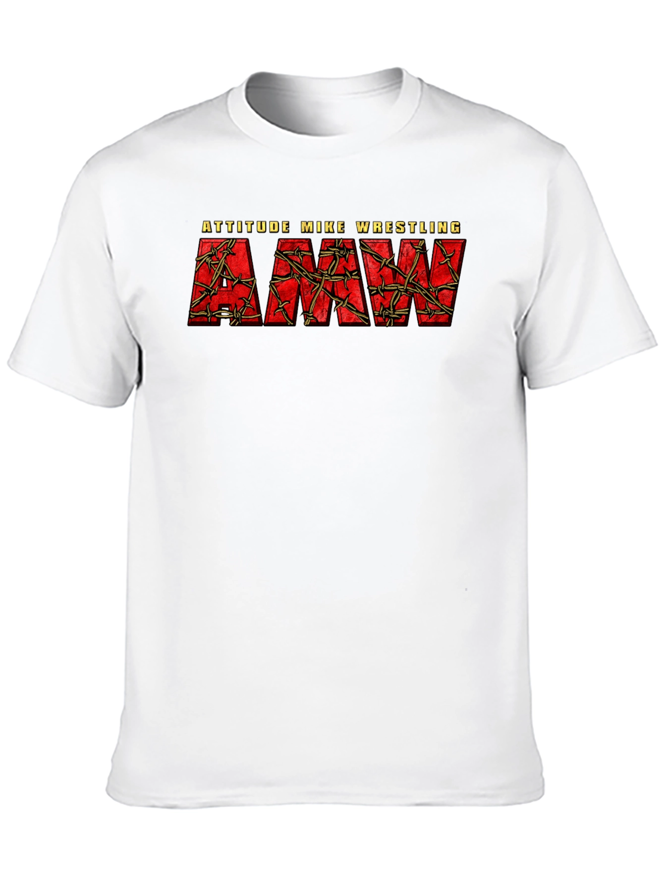 Attitude Mike Wrestling T-Shirt - Black Graphic Tee