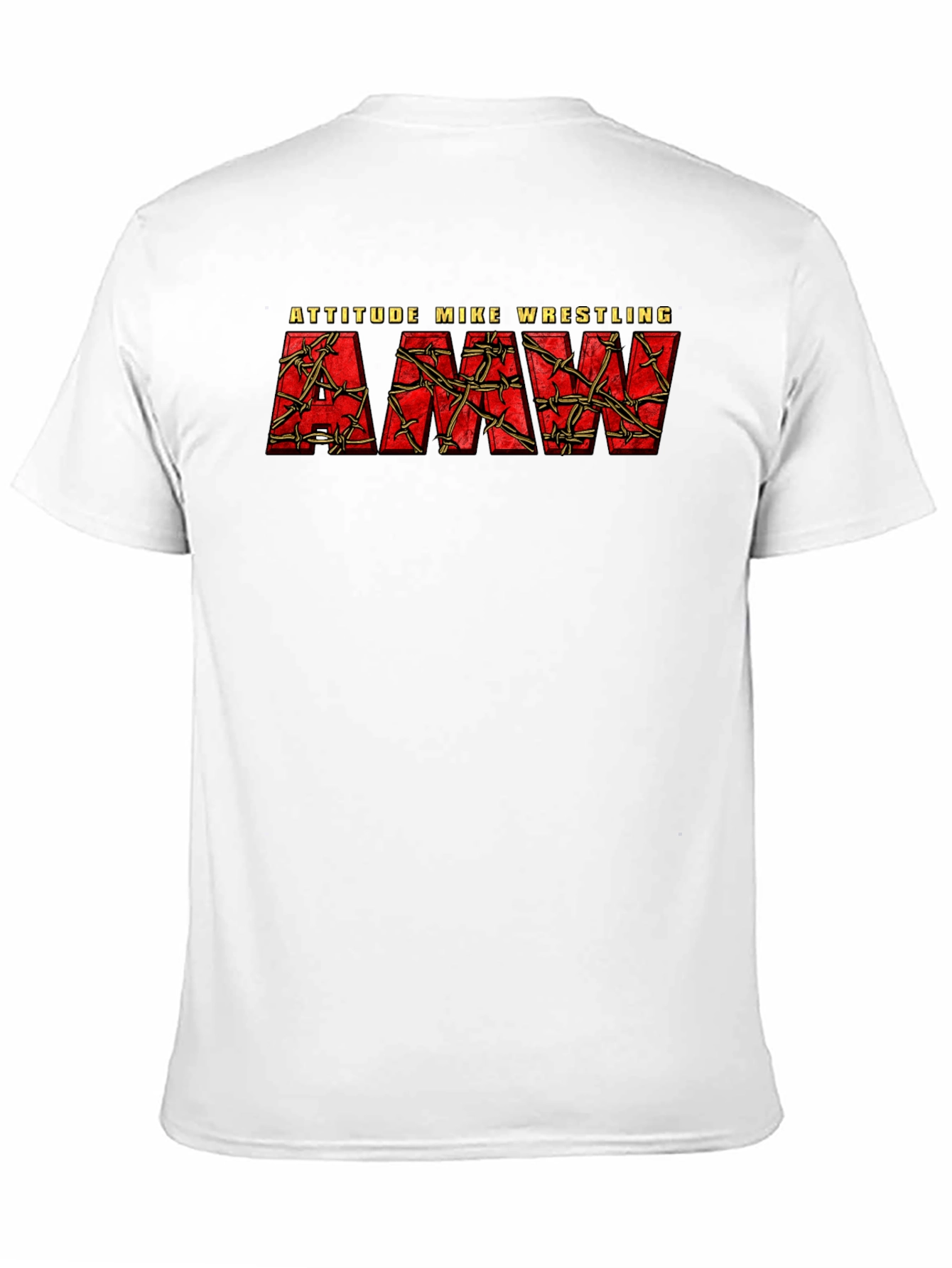 Attitude Mike Wrestling T-Shirt - Black Graphic Tee