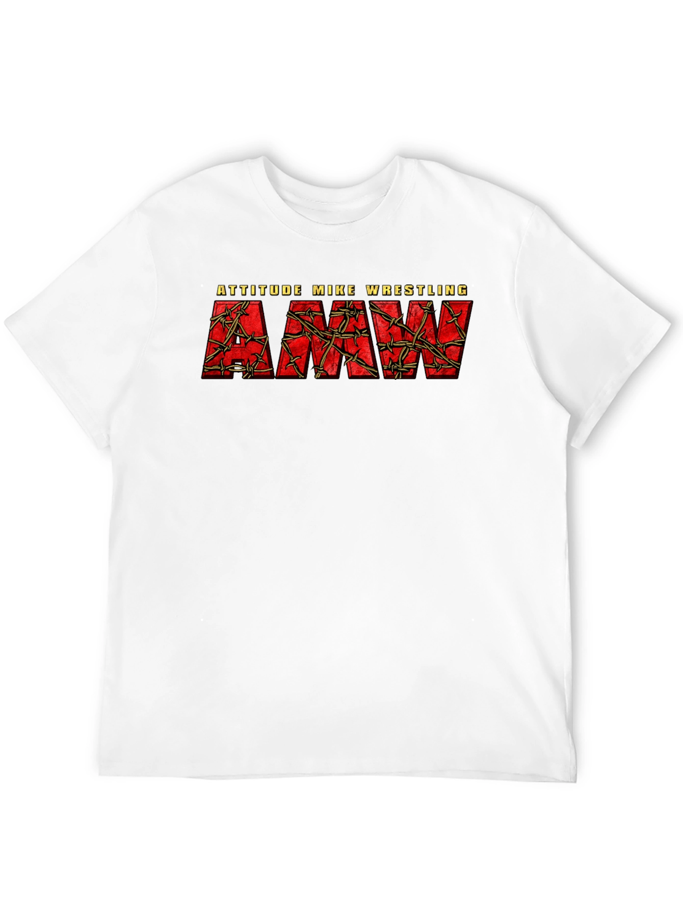 Attitude Mike Wrestling T-Shirt - Black Graphic Tee