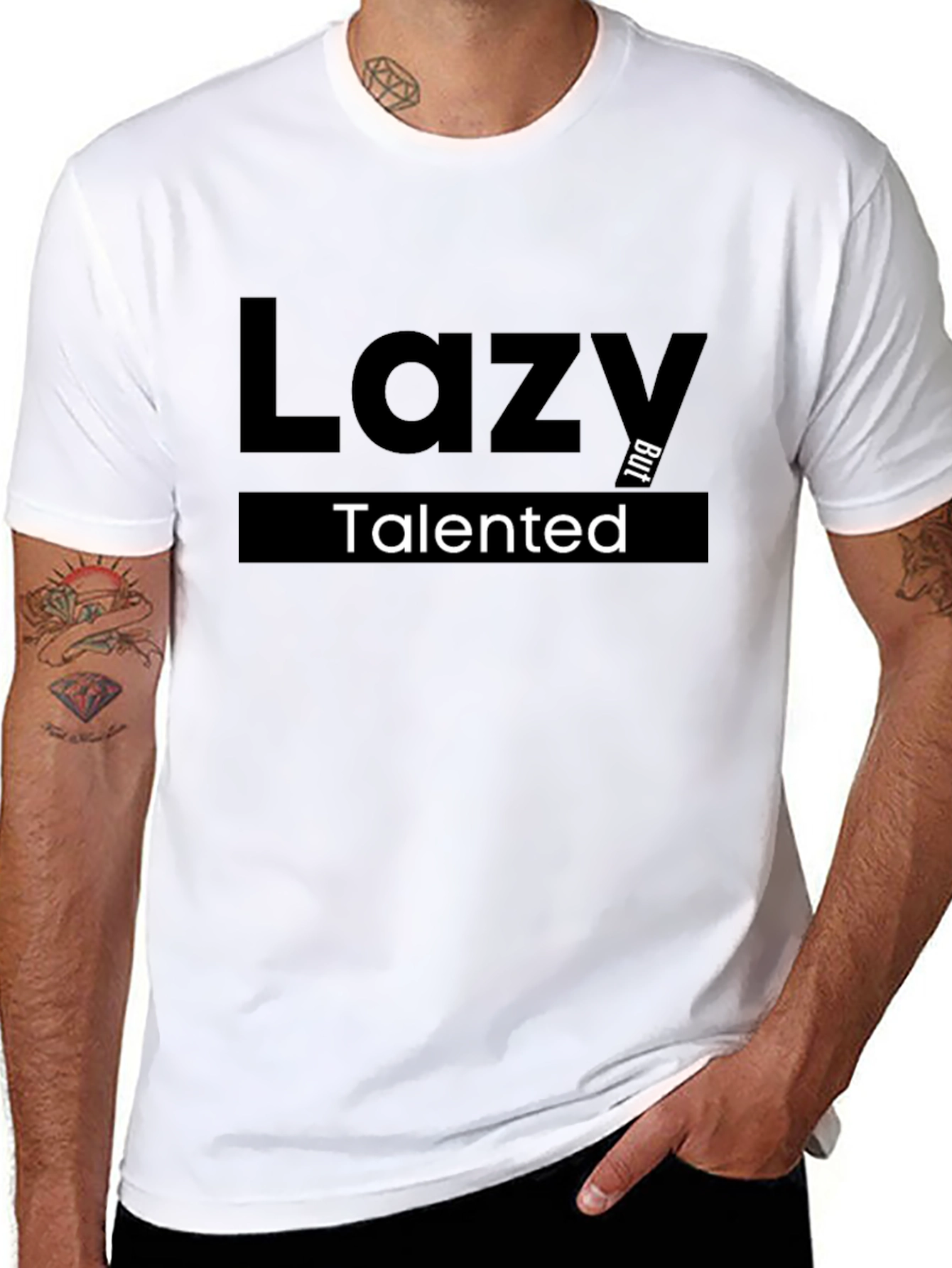 Lazy But Talented Graphic T-Shirt