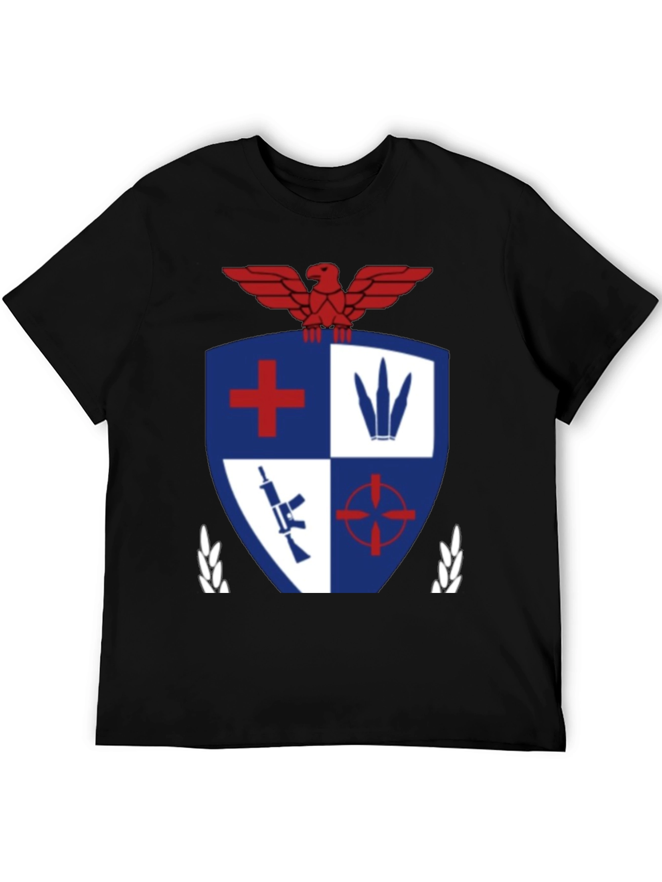 Emblem Shield Graphic T-Shirt - Black