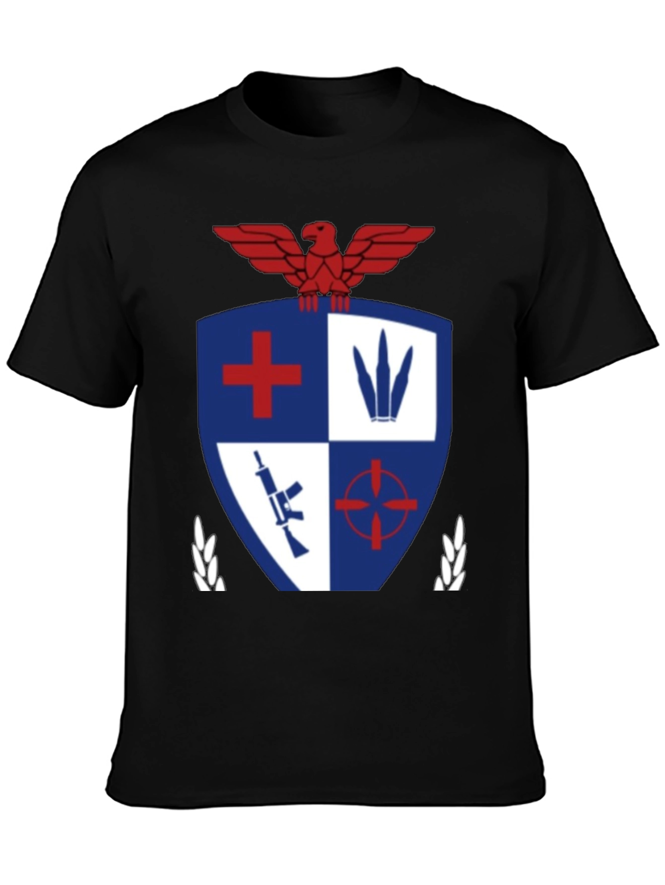 Emblem Shield Graphic T-Shirt - Black