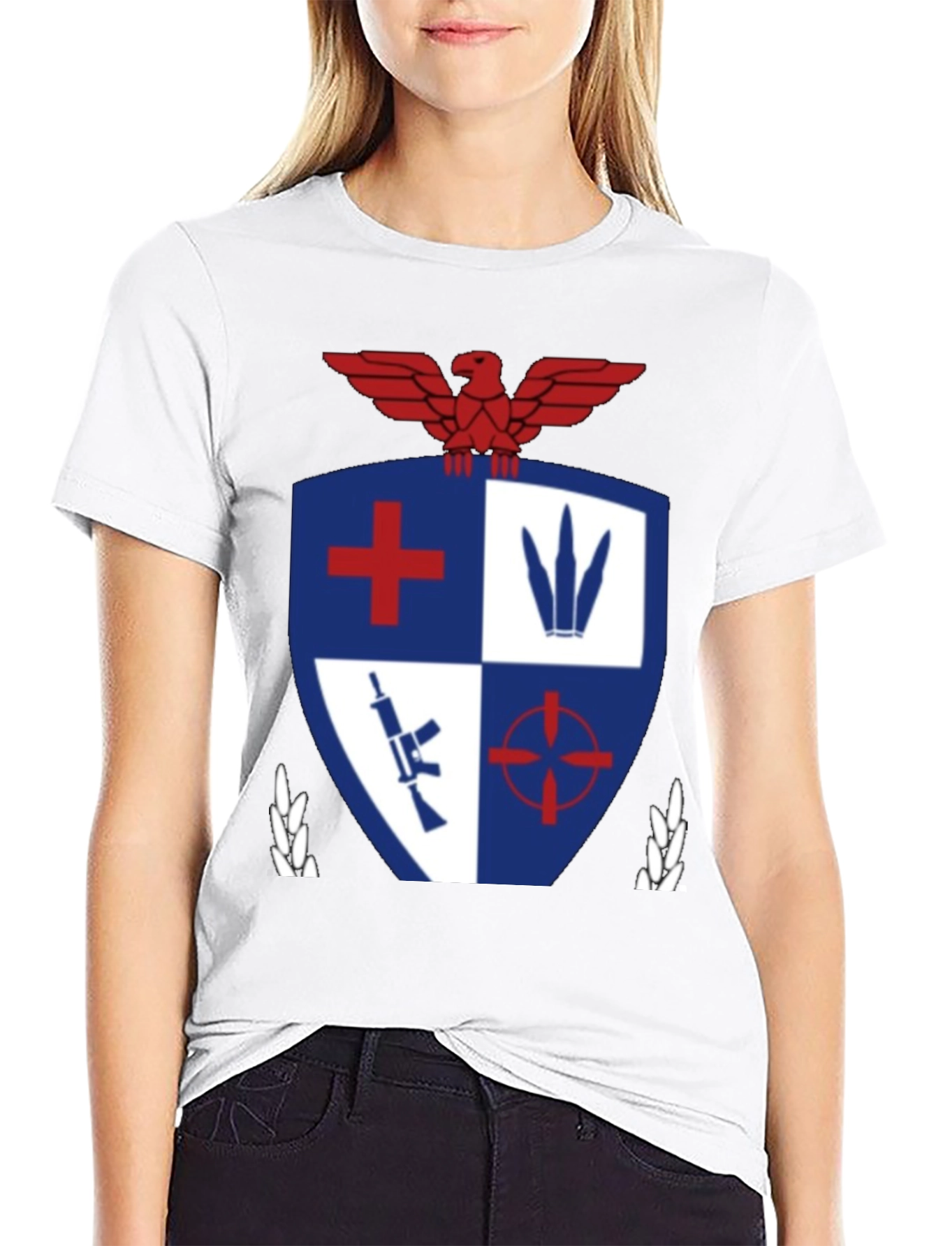 Emblem Shield Graphic T-Shirt - Black