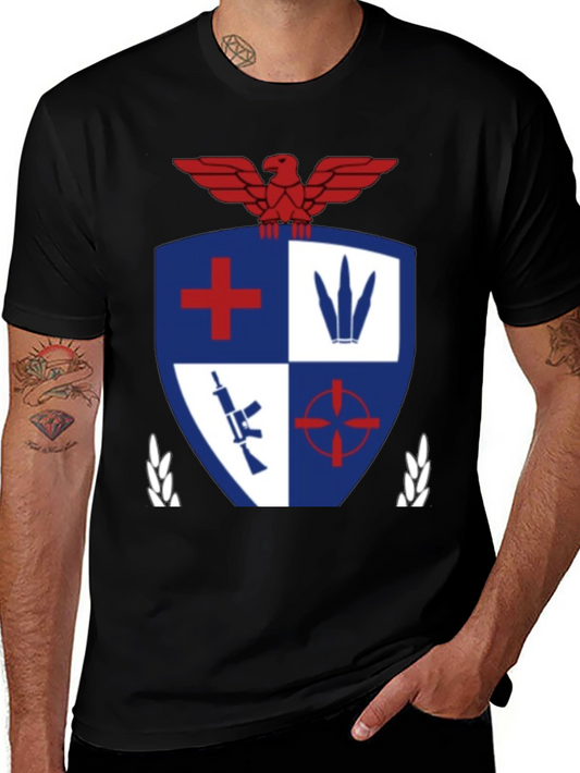 Emblem Shield Graphic T-Shirt - Black