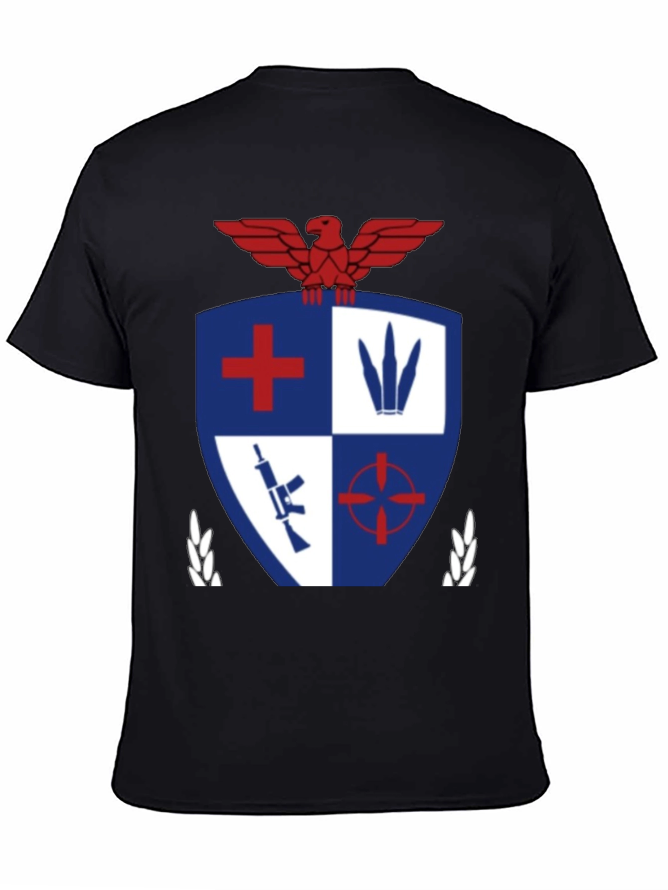 Emblem Shield Graphic T-Shirt - Black
