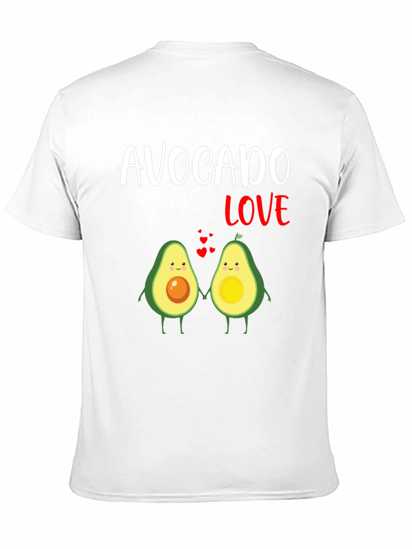 Avocado Love Graphic T-Shirt - Cute Couple Tee
