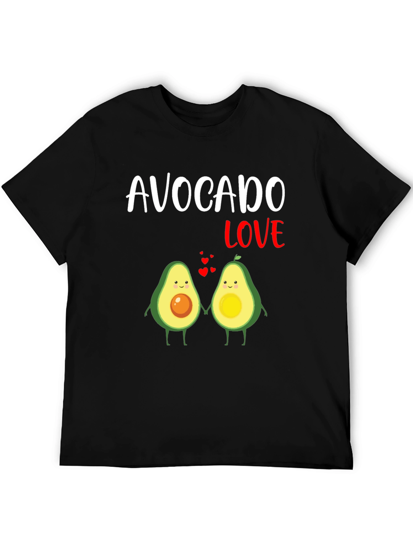 Avocado Love Graphic T-Shirt - Cute Couple Tee